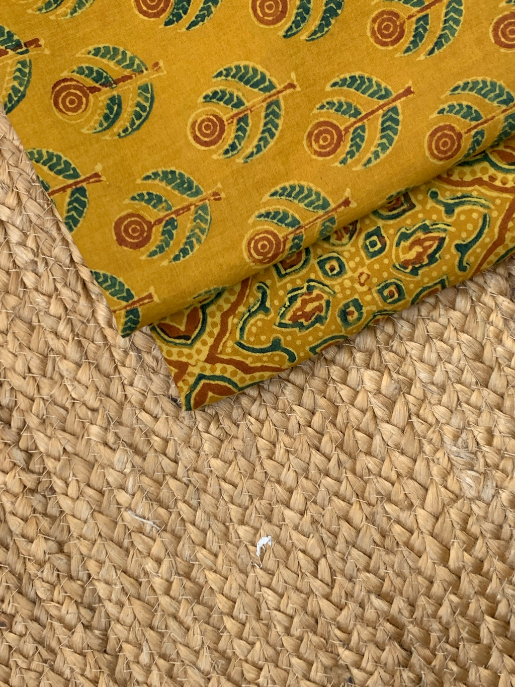 Natural Dyes Handcrafted Ajrakh Kota Suit