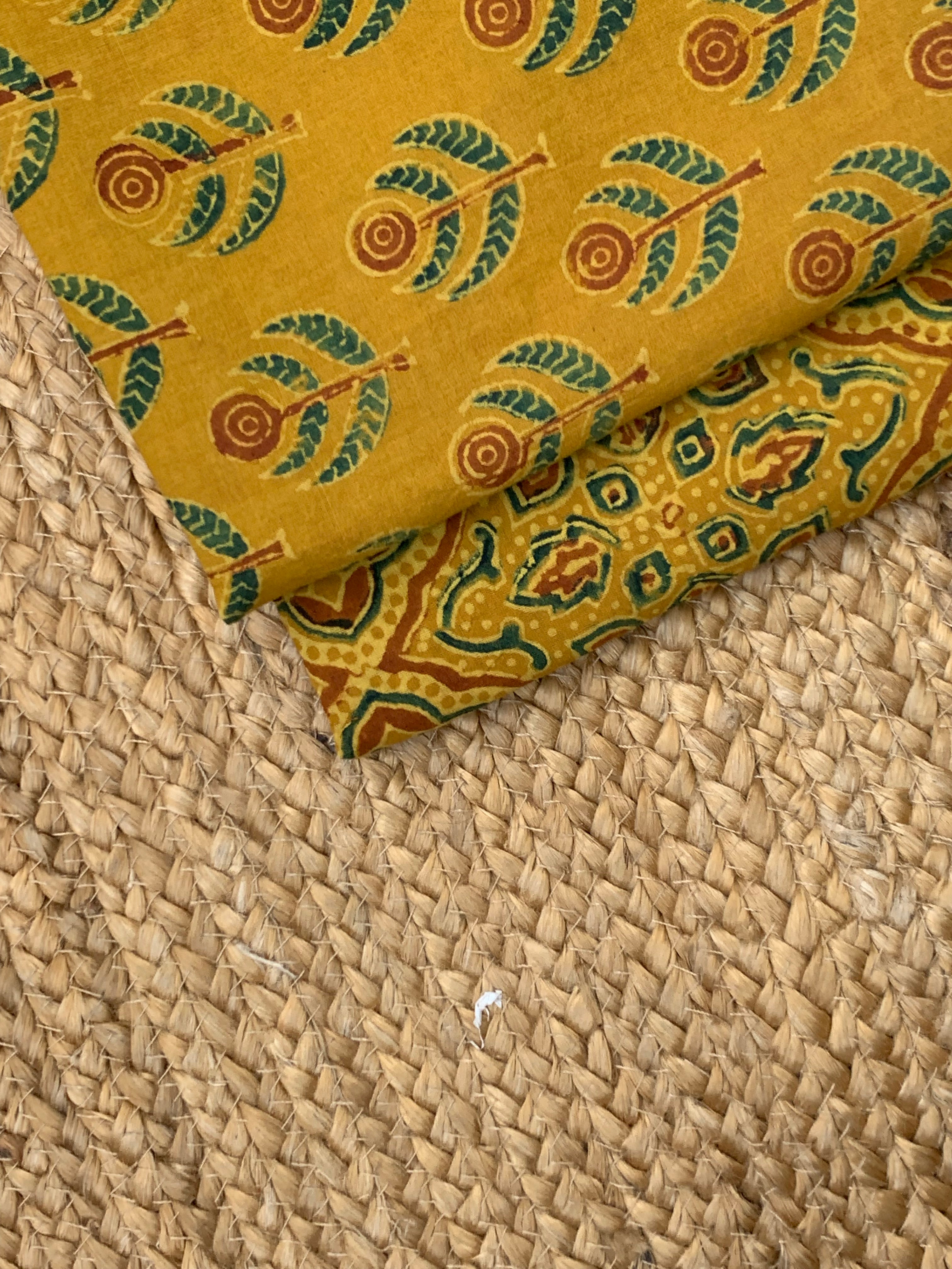 Natural Dyes Handcrafted Ajrakh Kota Suit