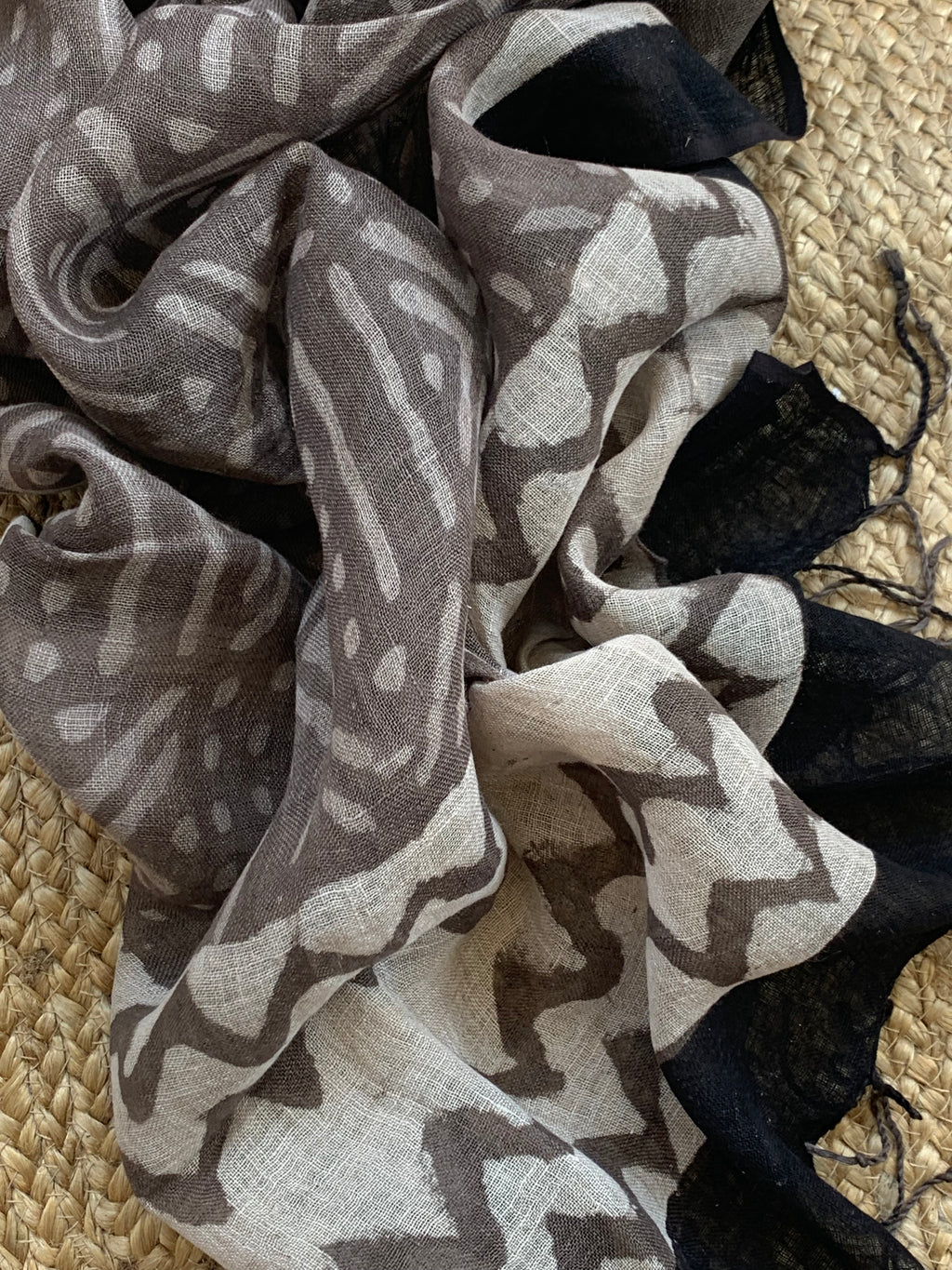 Handcrafted Linen Kurta Dupatta Set