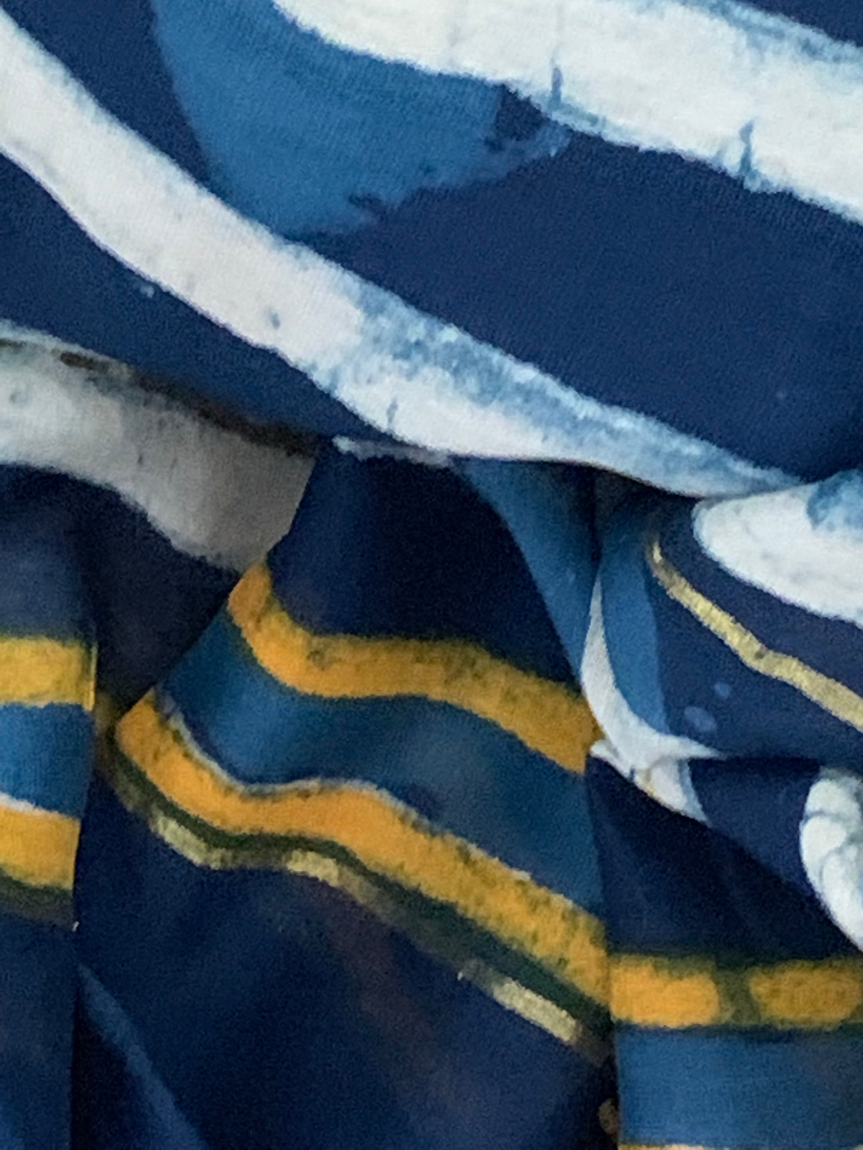 Handblock chanderi suit