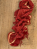 Handblock Linen Stole