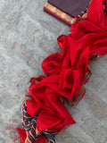 Handwoven Maheshwari Kurta dupatta set