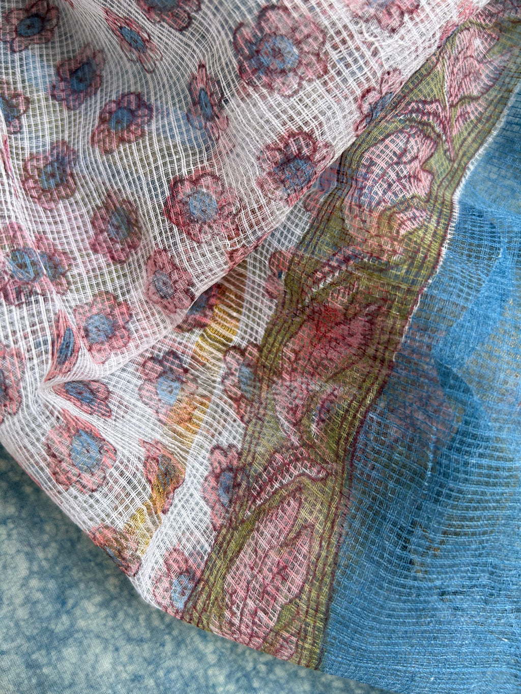 Handcrafted Cotton Kota Dupatta Suit