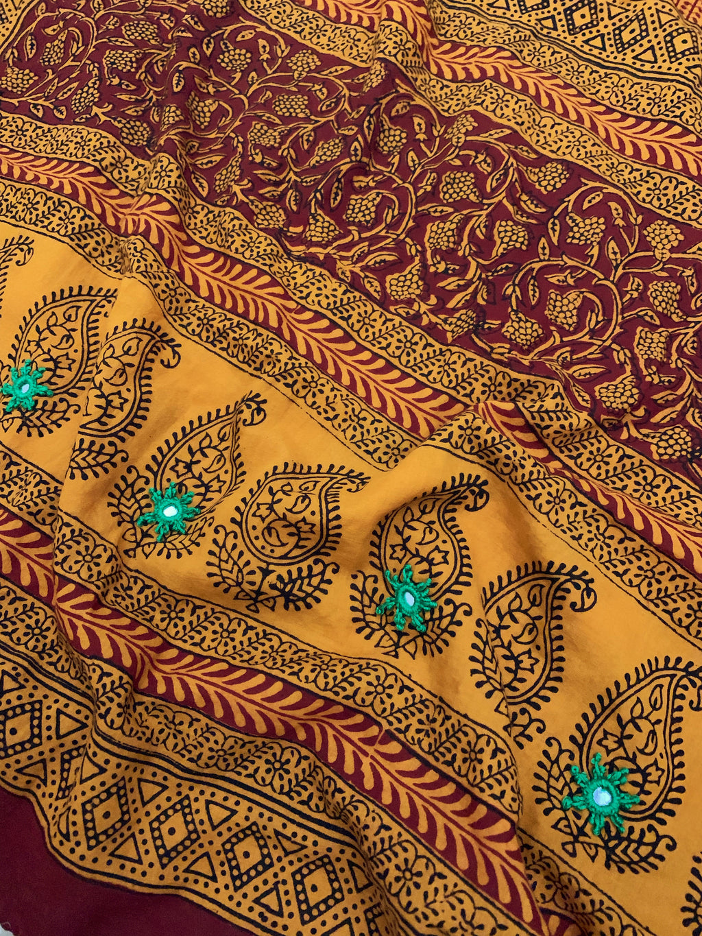 Natural Dyed Bagh Block Print Cotton Suit
