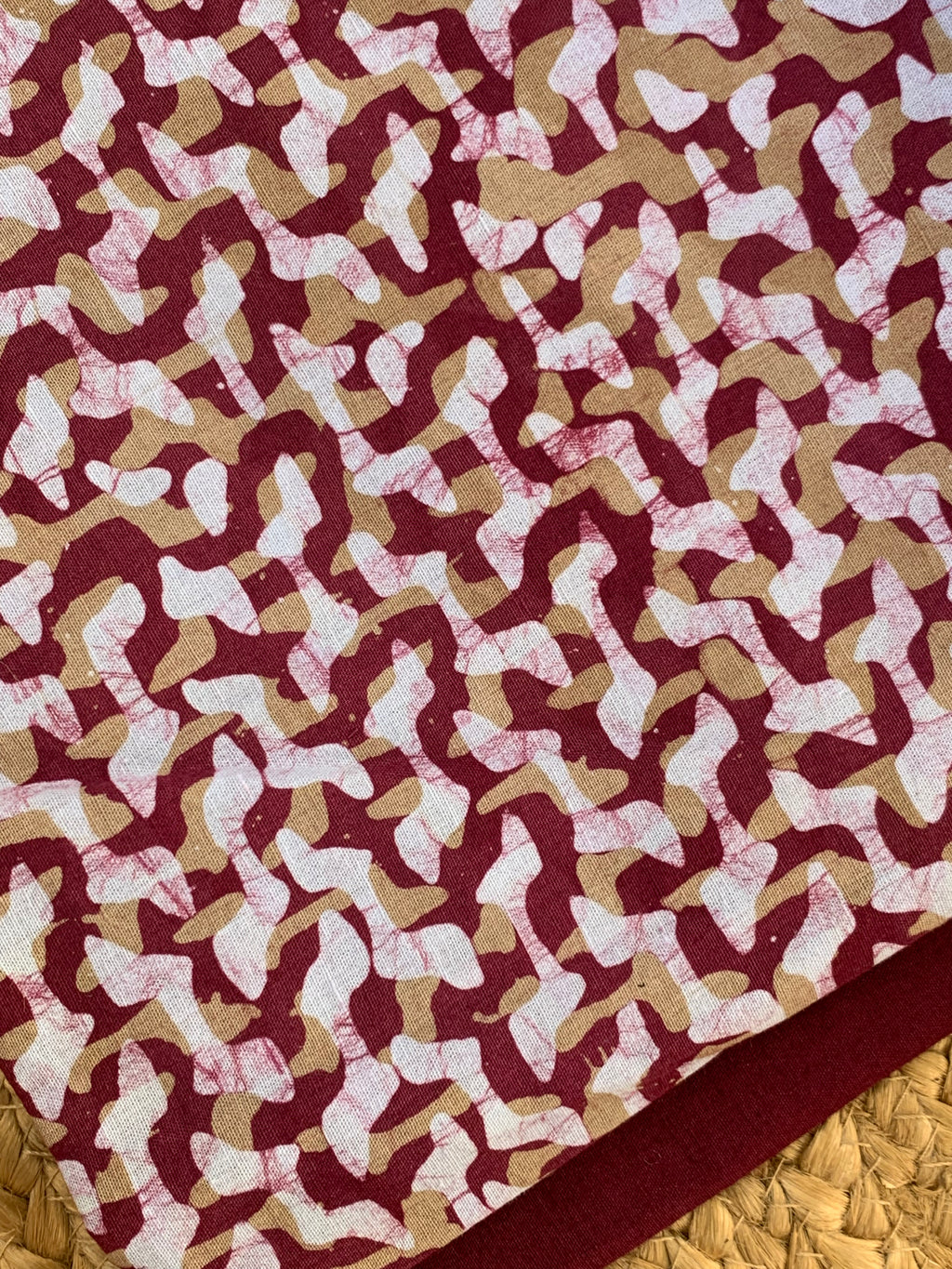 Handblock Batik Cotton Chanderi Suit