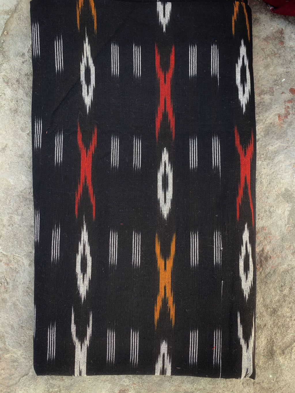 Handwoven Ikat Kurta  Dupatta set