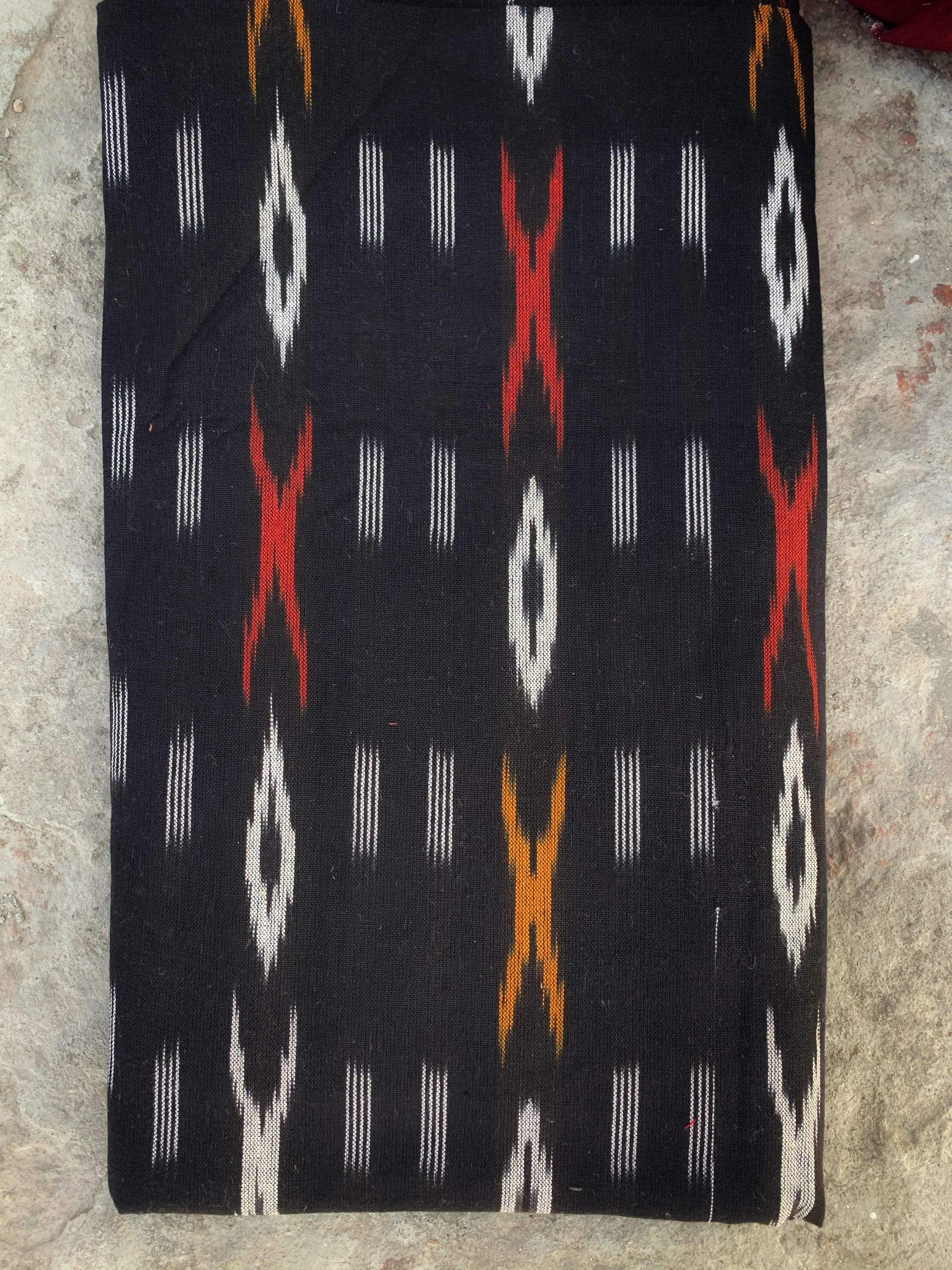Handwoven Ikat Kurta  Dupatta set