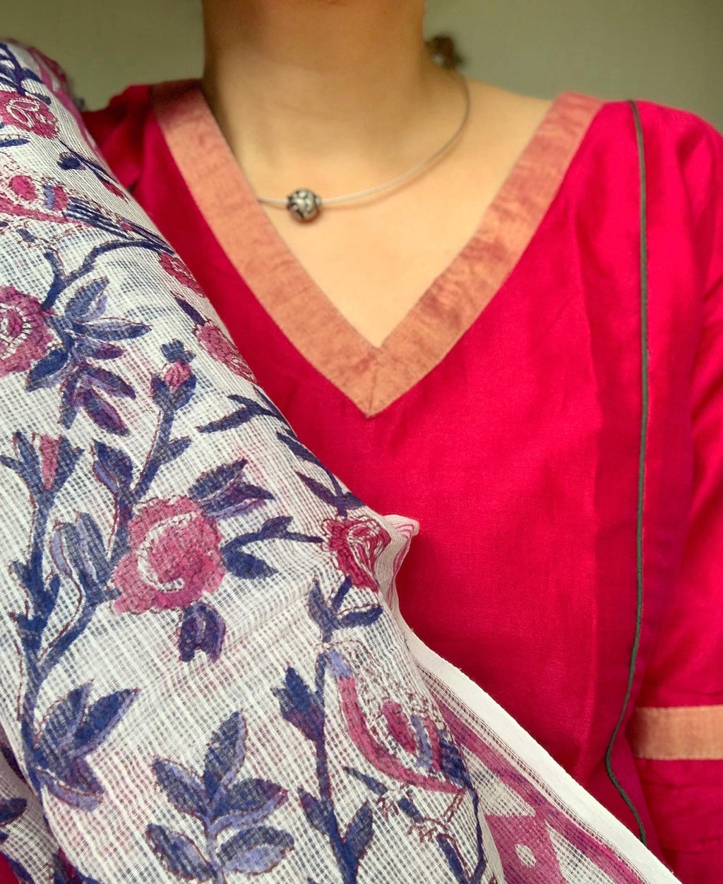Handcrafted Kota Cotton Dupatta