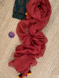 Handblock Ajrakh Cotton Kota Suit