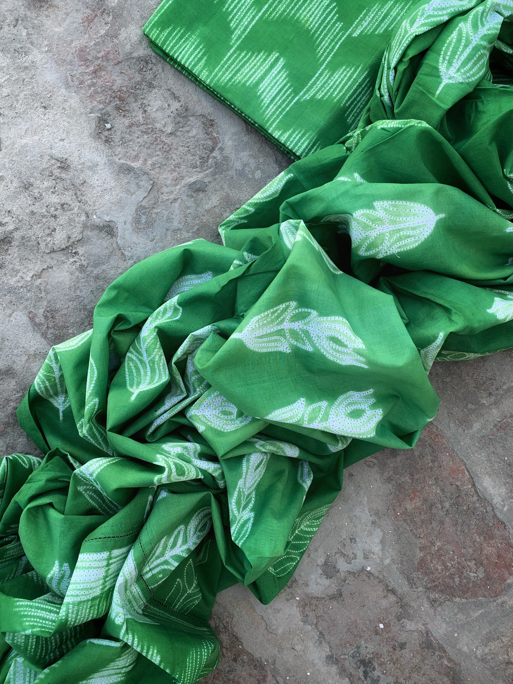 Handcrafted Shibori Kurta Dupatta Set