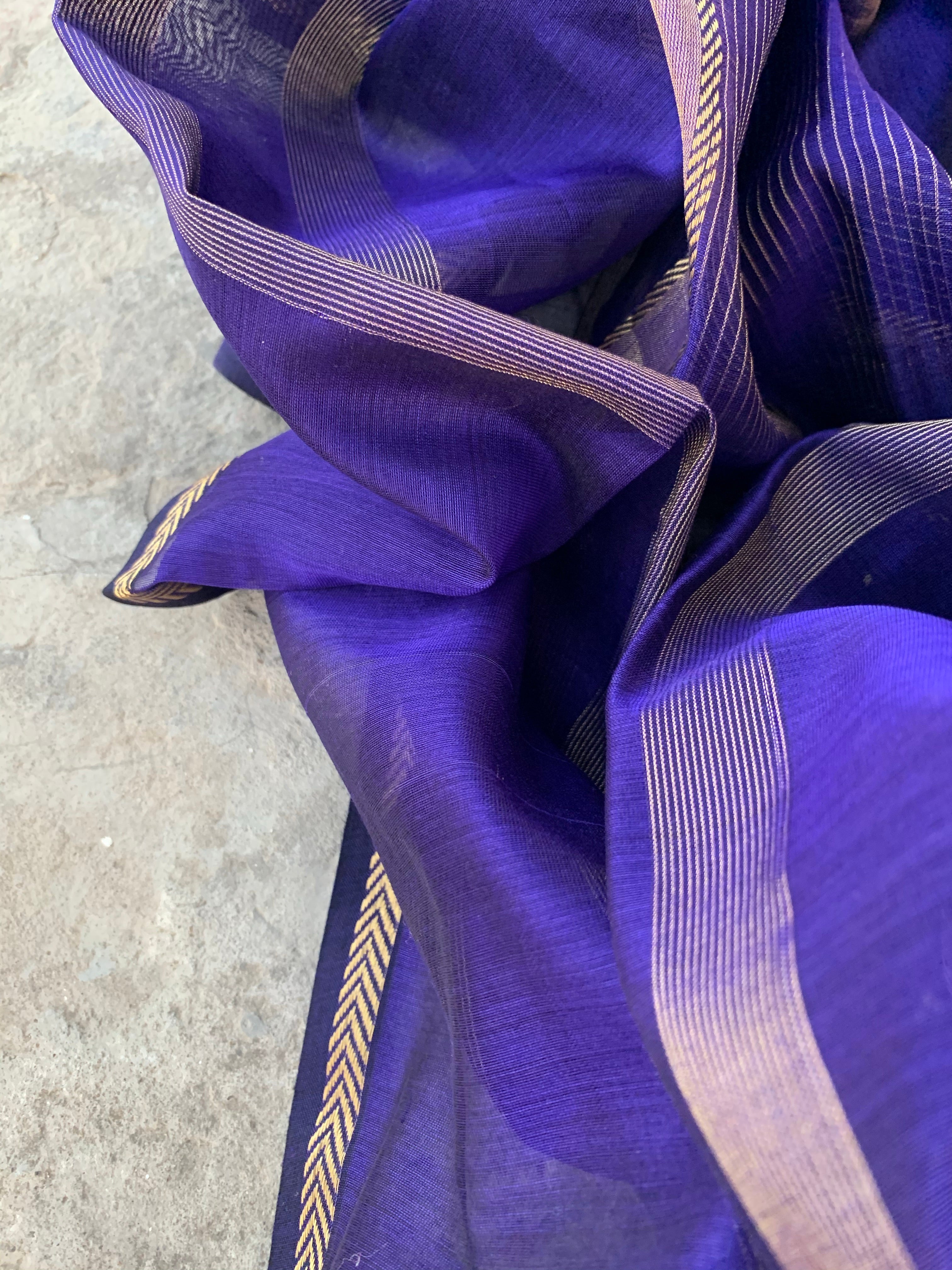 Handwoven Maheshwari Kurta dupatta set