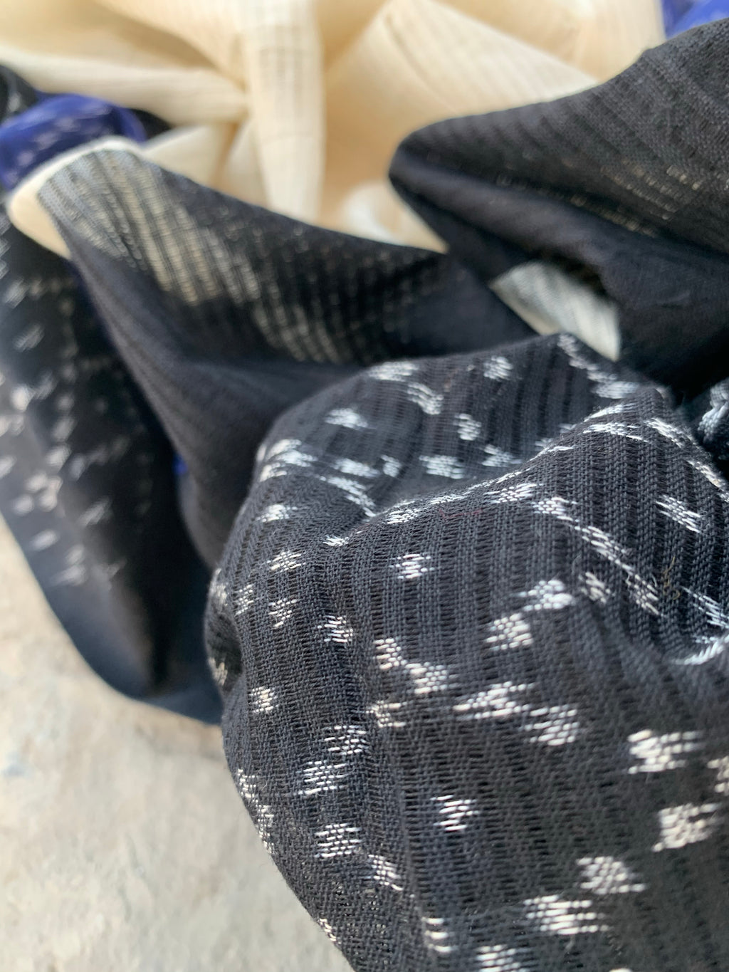 Handwoven Ikat Kurta  Dupatta set