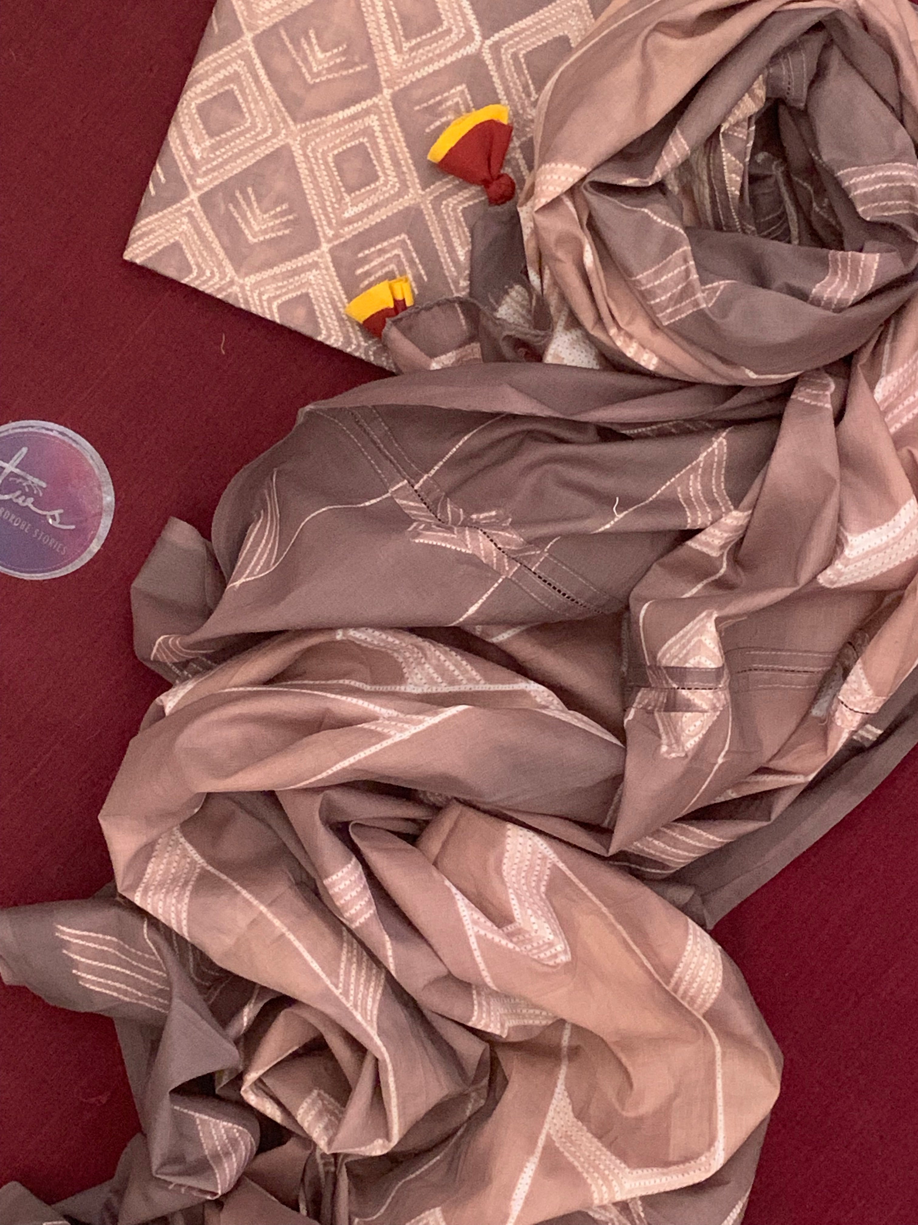 Handcrafted Shibori Kurta Dupatta Set