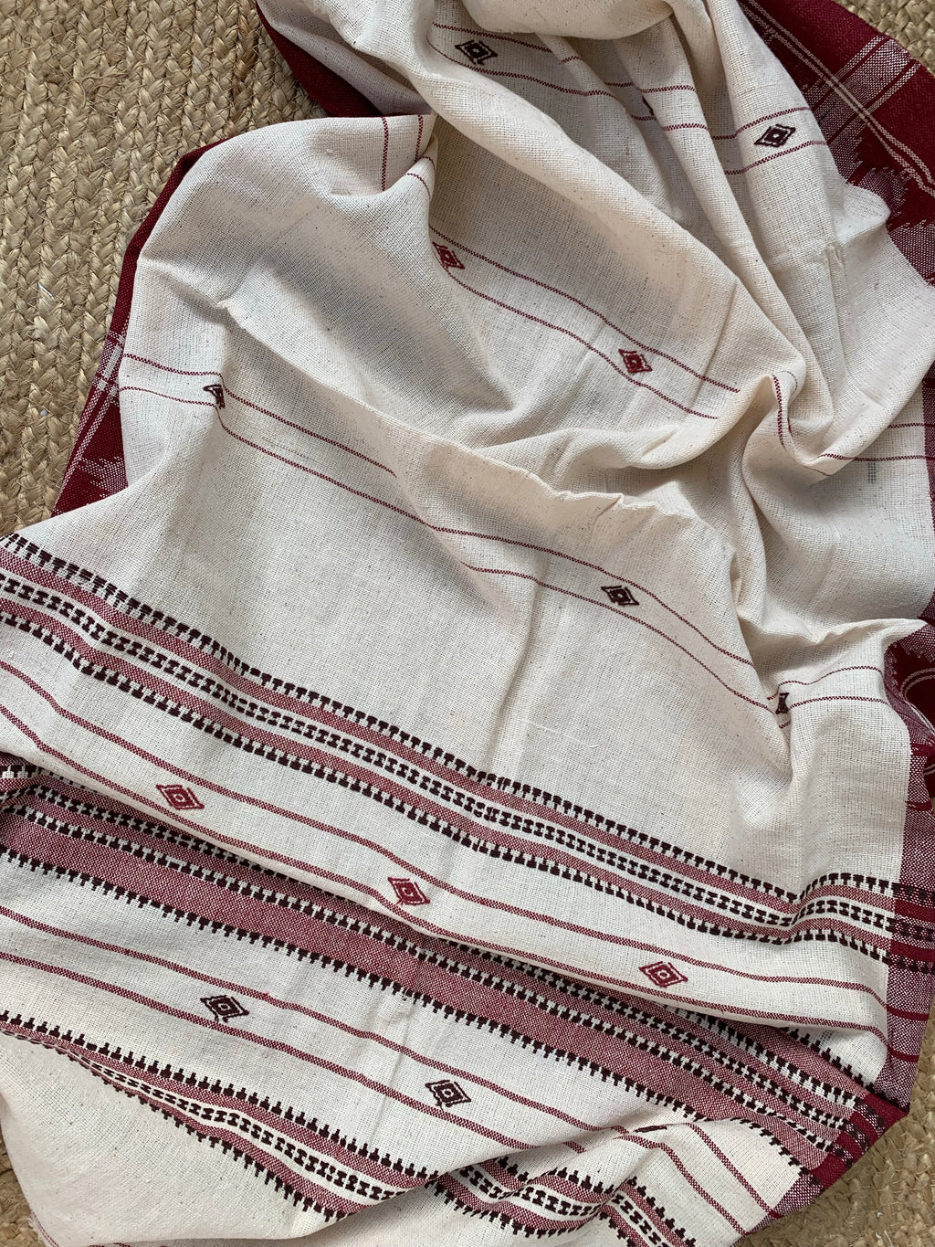 Handspun Handwoven Kotpad Kurta Dupatta Set