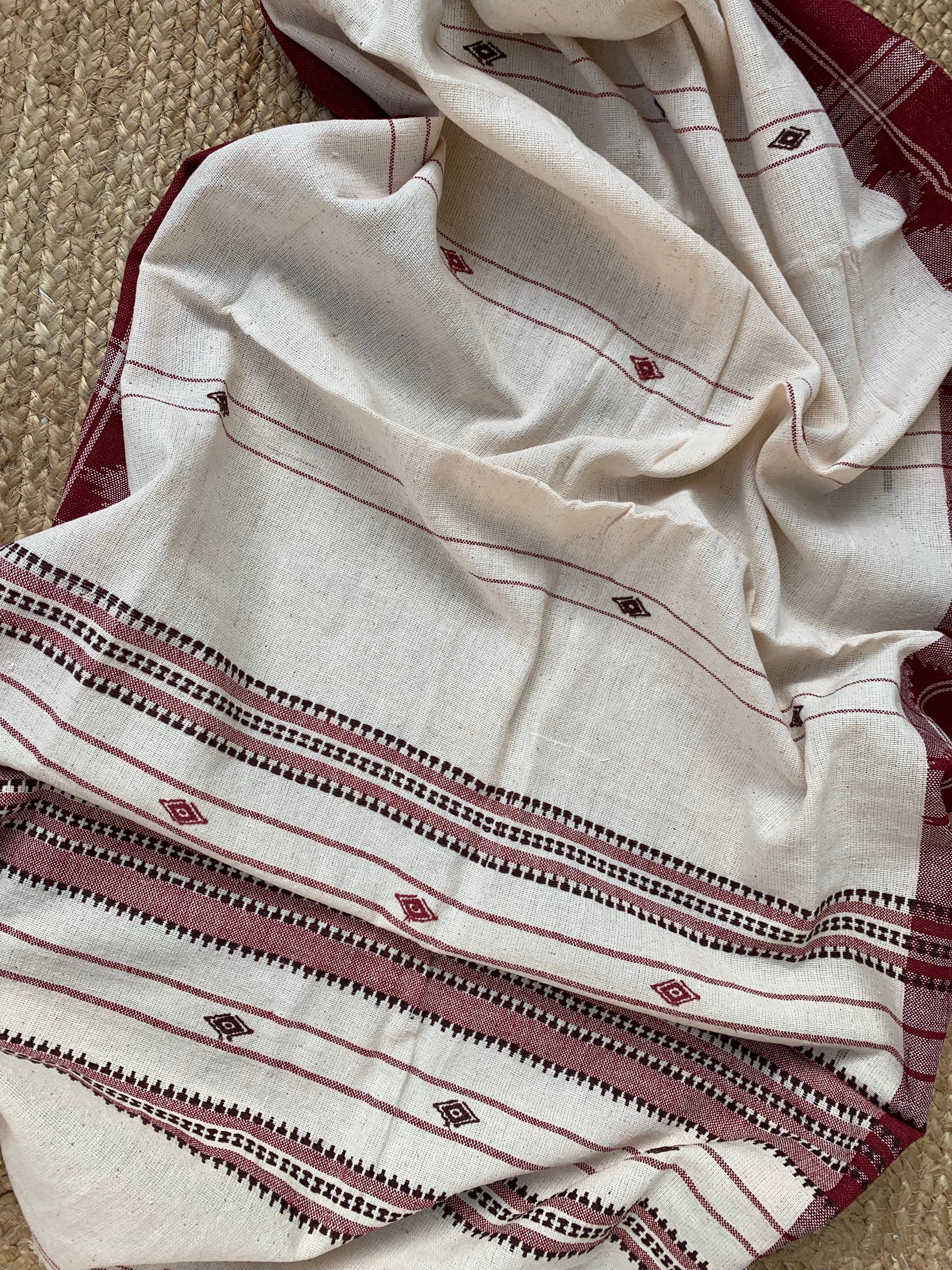 Handspun Handwoven Kotpad Kurta Dupatta Set