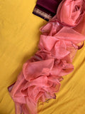 Handwoven Maheshwari Kurta dupatta set