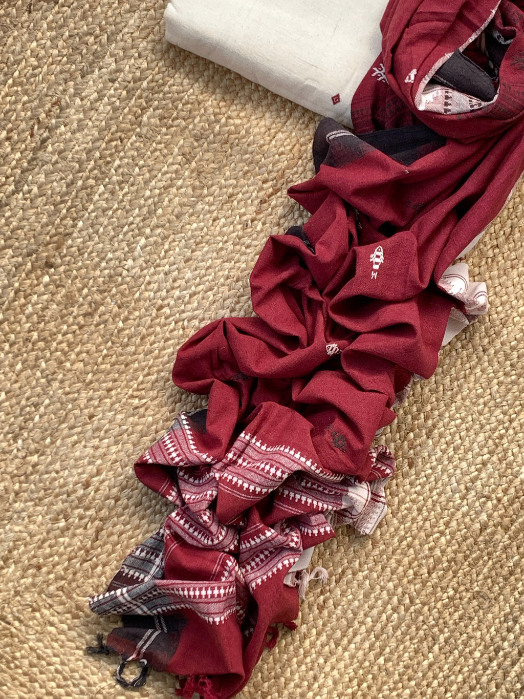 Handspun Handwoven Kotpad Kurta Dupatta Set