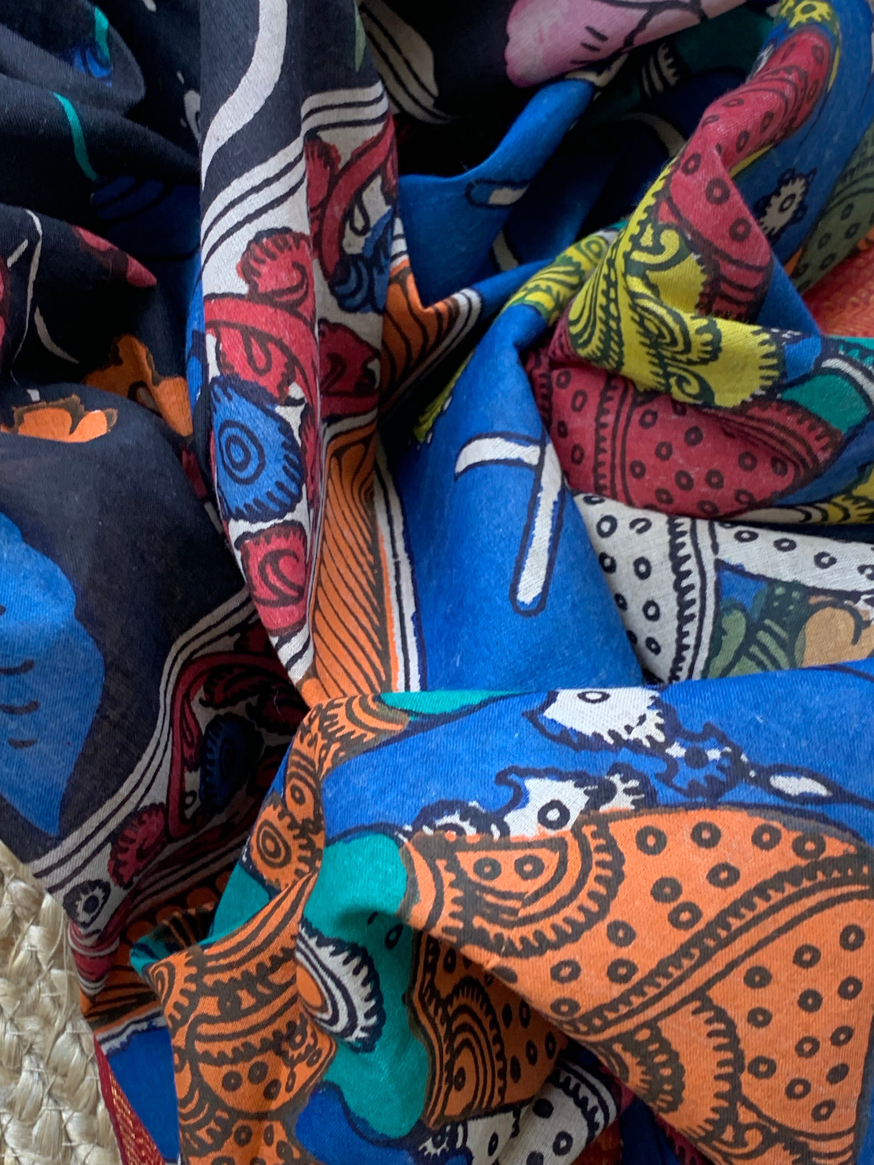 Handwoven Handcrafted Kalamkari Kurta Dupatta Set