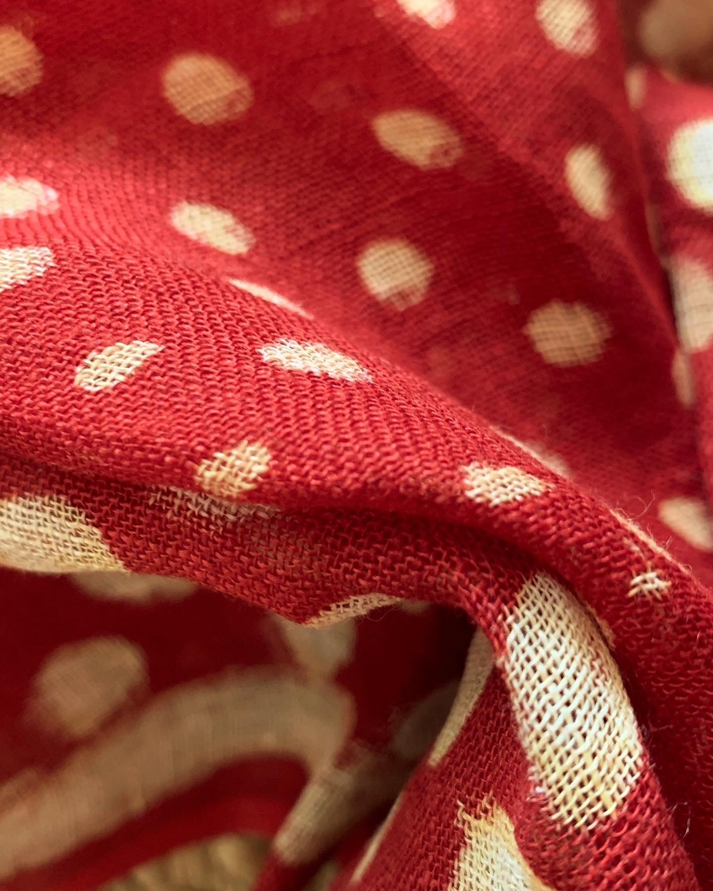 Handblock Printed Linen Dupatta