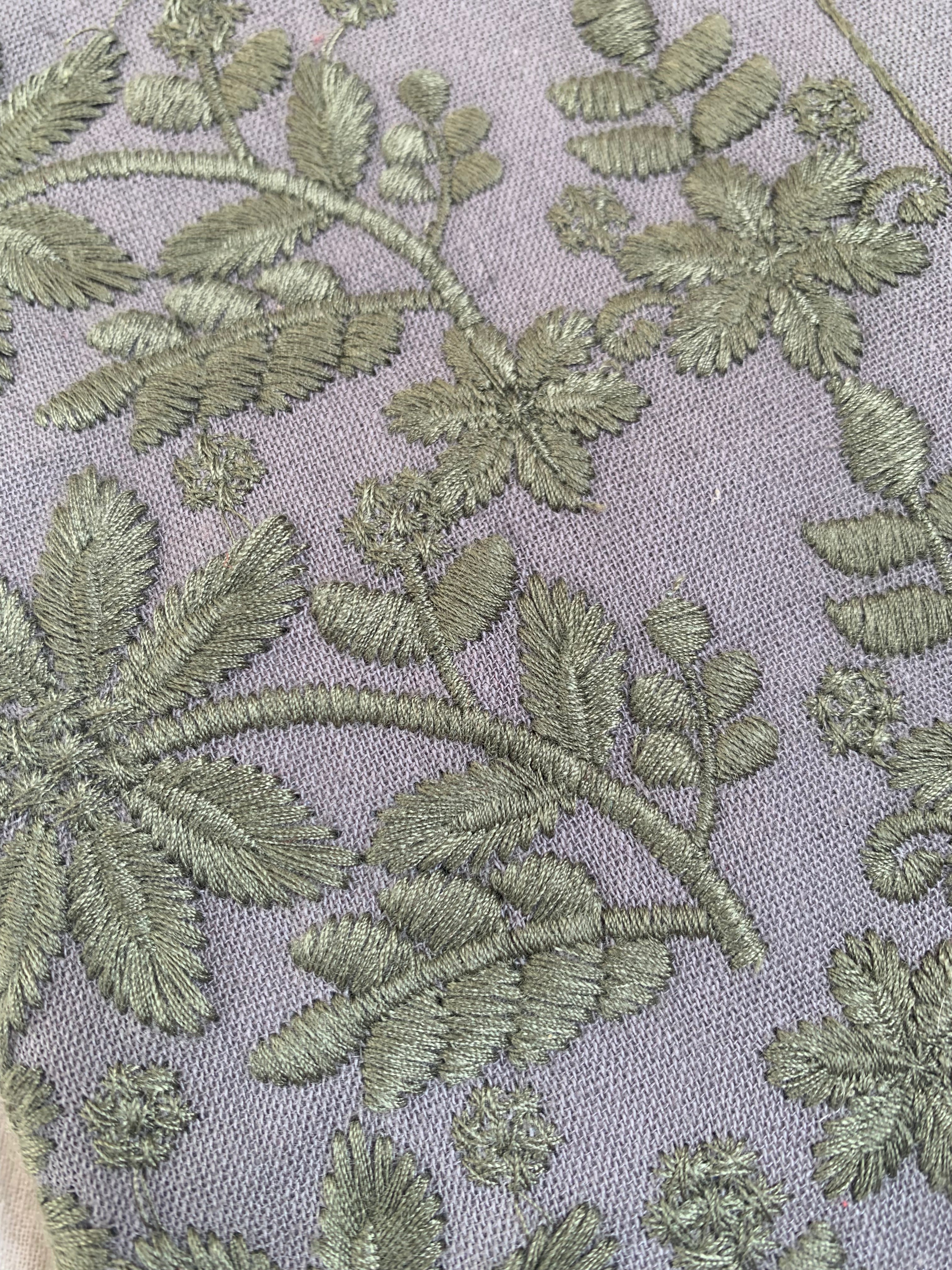 Hand Machine Embroidered Kurta