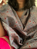 Handcrafted Kantha Cotton Silk Dupatta