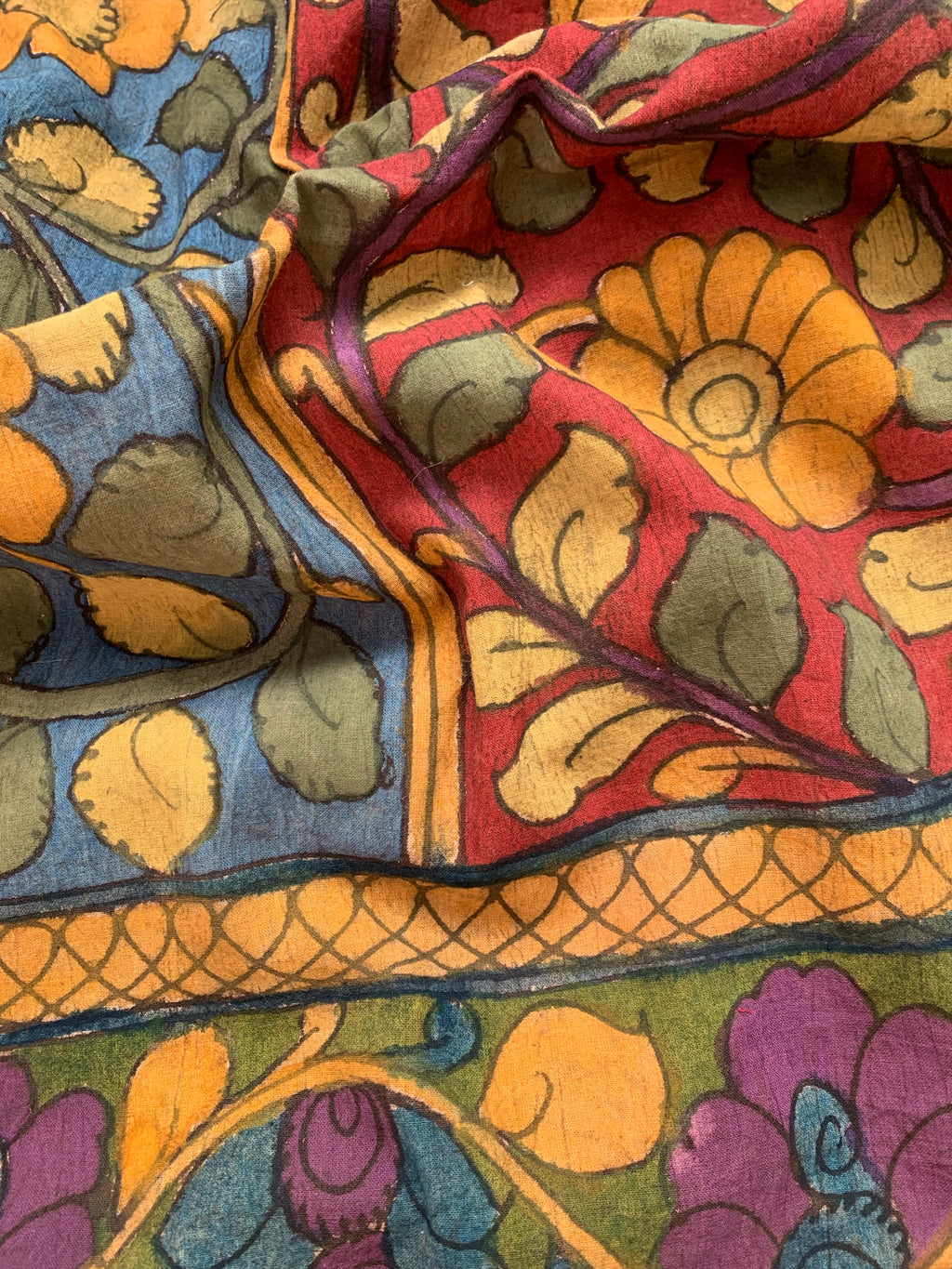 Handcrafted Kalamkari Kurta Dupatta Set