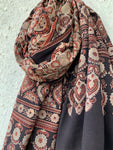 Handblock Ajrakh Dupatta