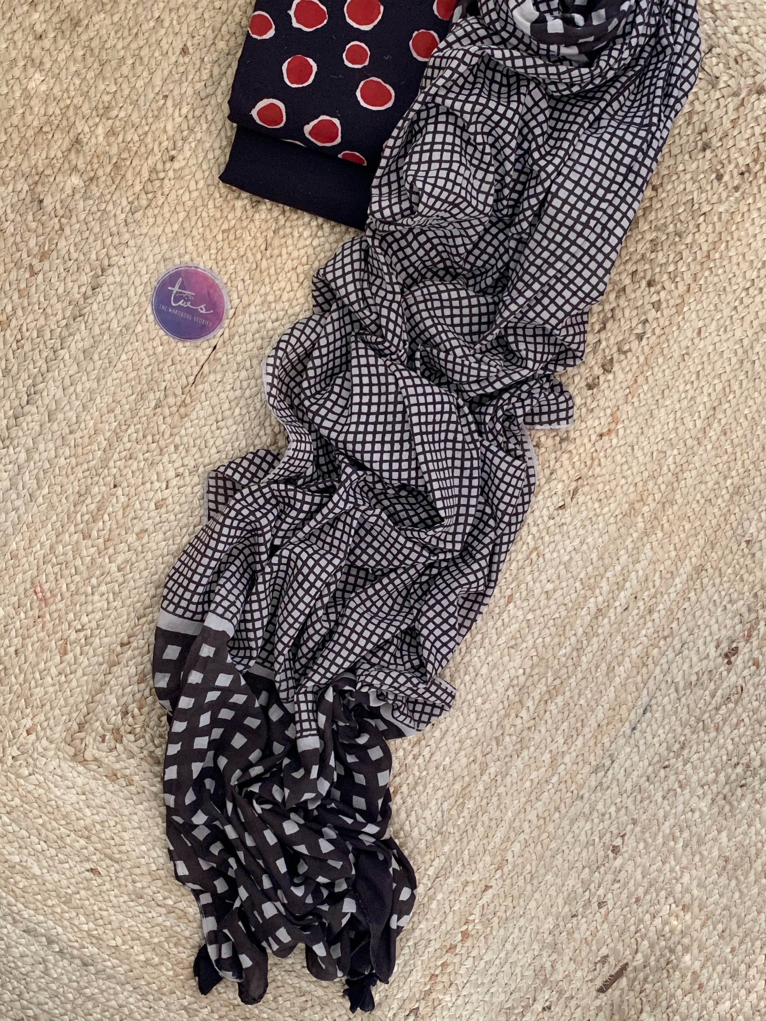 Handblock Cotton Suit