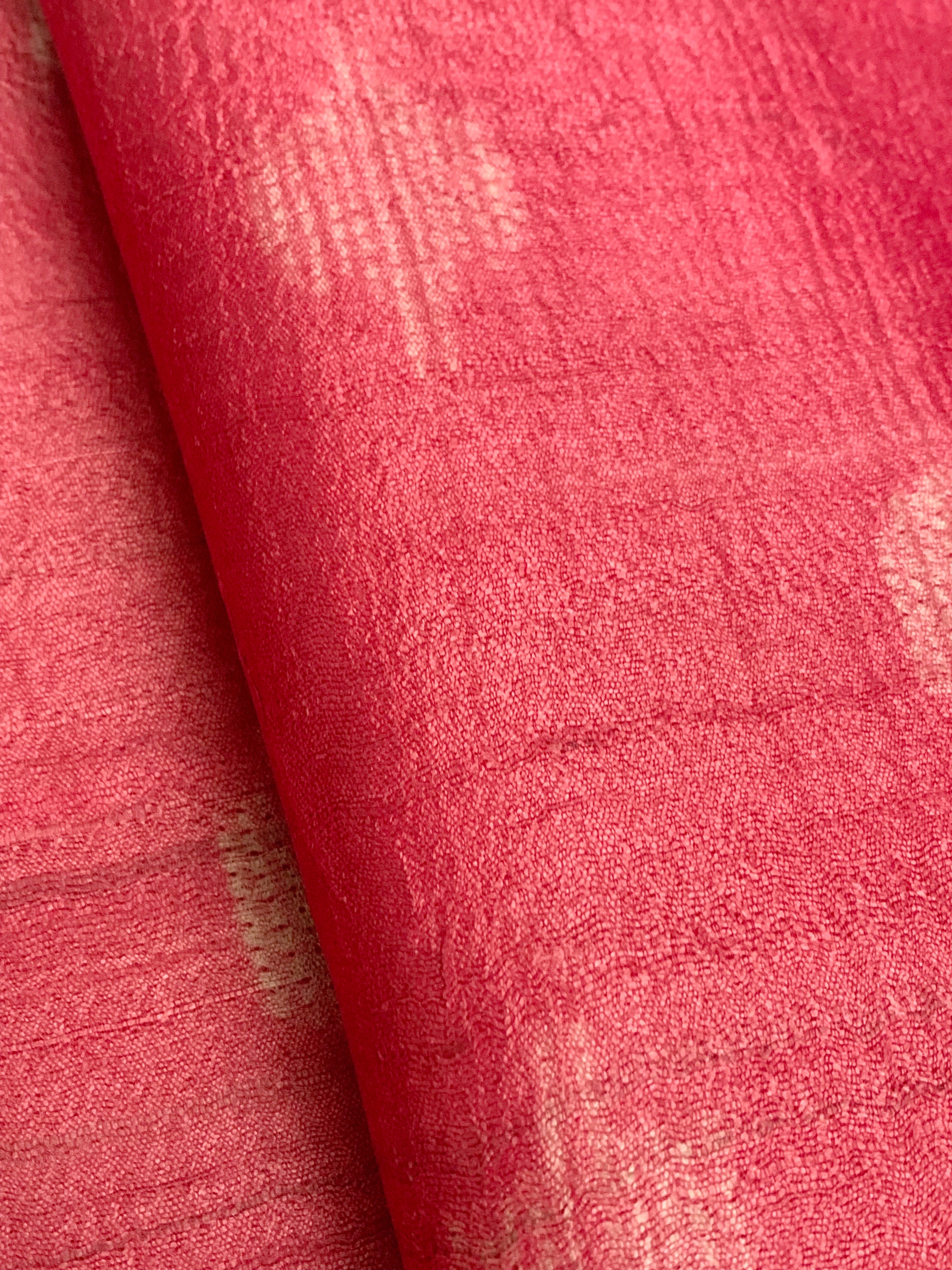 Handwoven & Handmade Tussar Shibori Kurta Dupatta Set