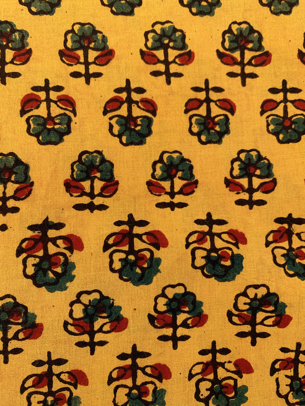 Hand Block Printed Ajrakh Natural Dyed Cotton Fabric Kurta Bottom Set