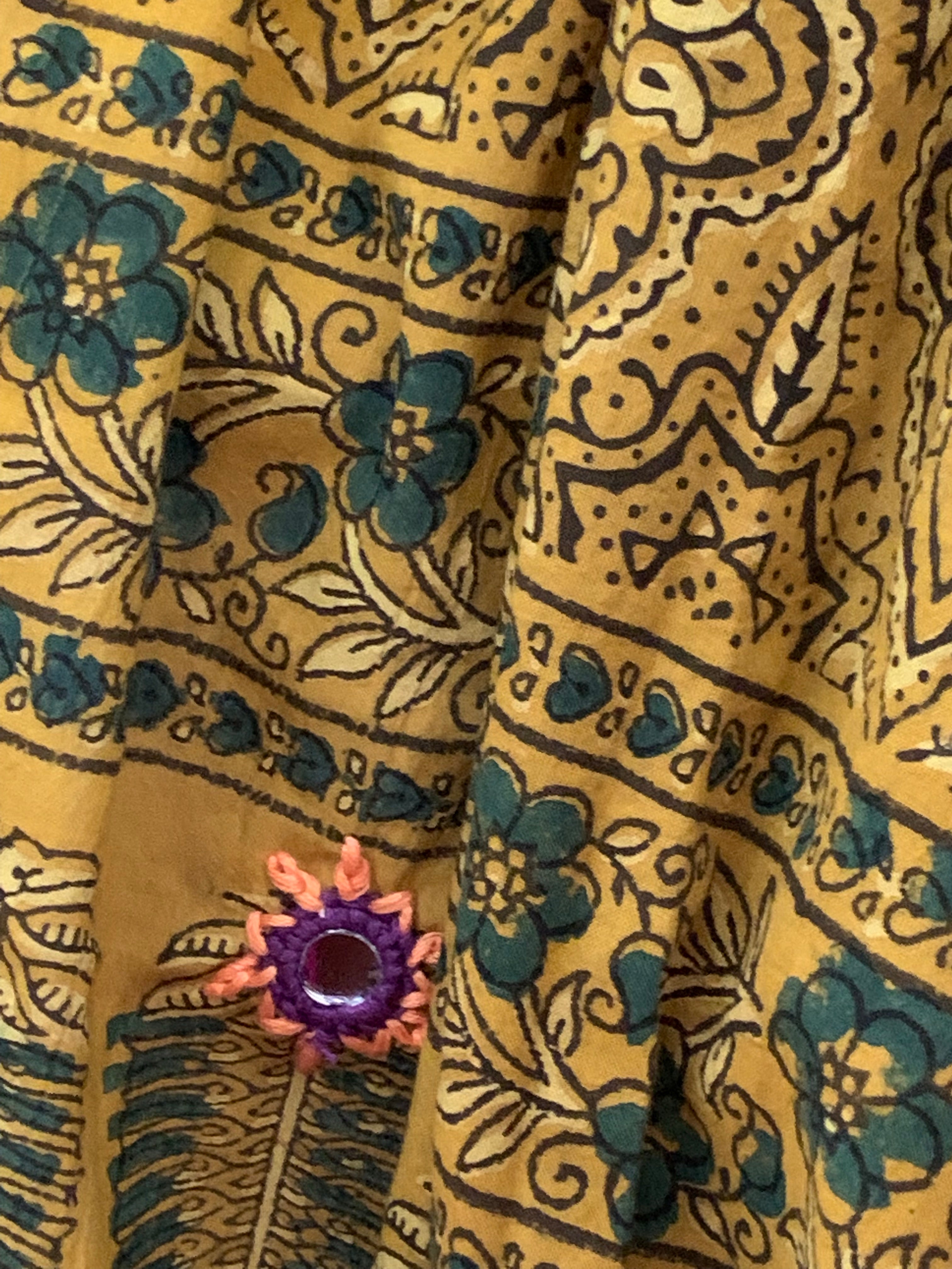 Handcrafted Ajrakh Kurta Dupatta set