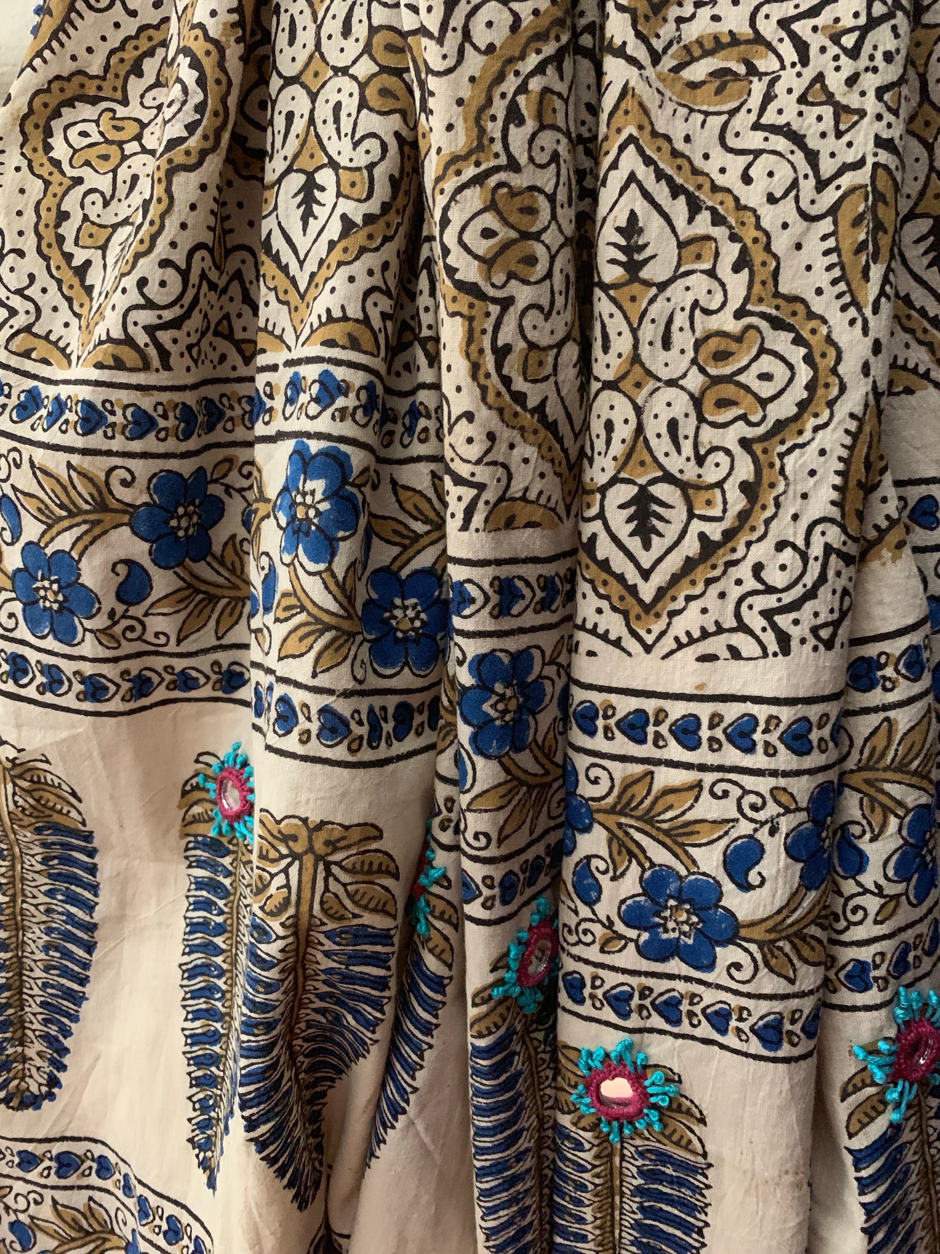 Handcrafted Ajrakh Kurta Dupatta set