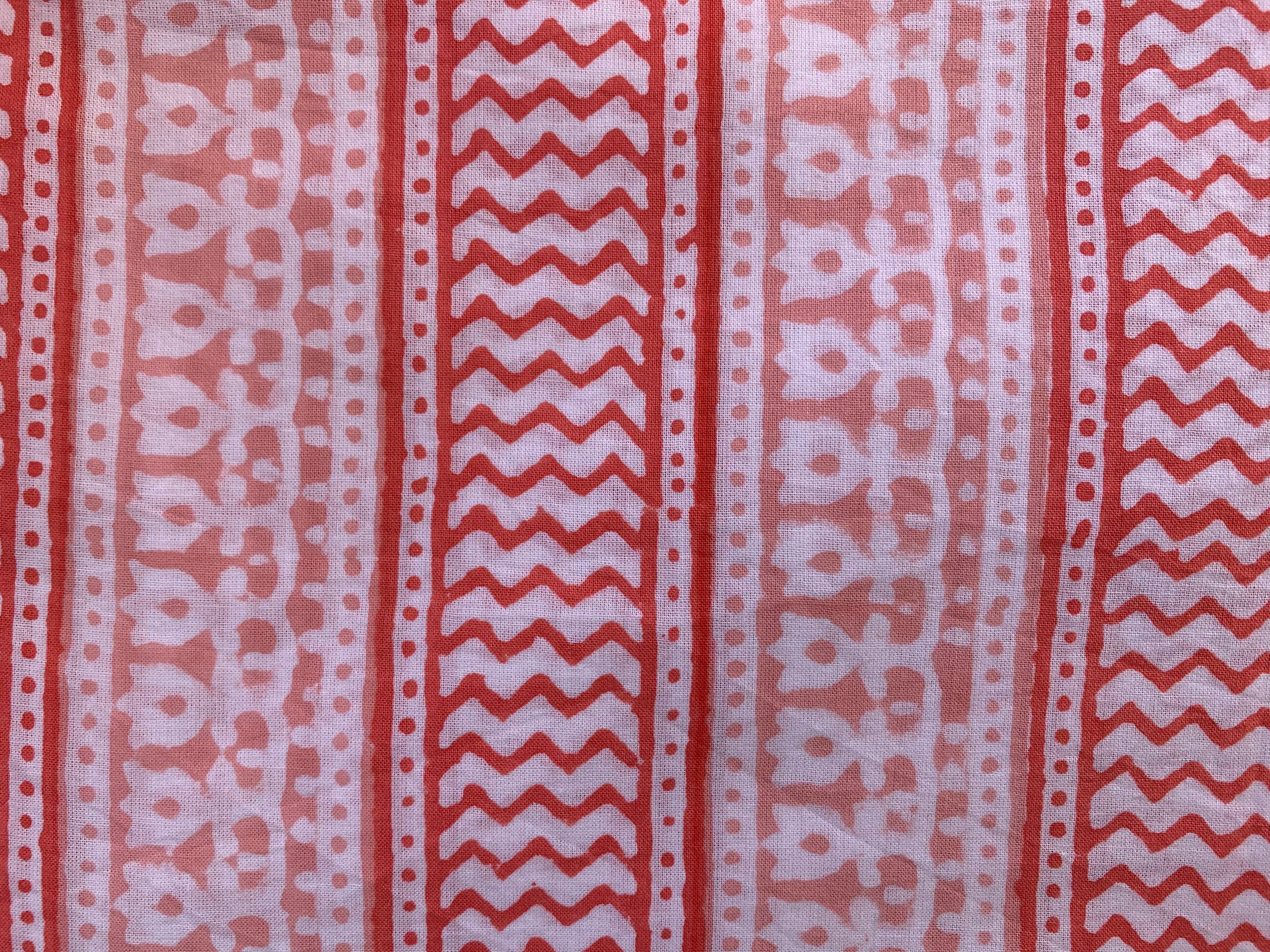 Handblock Cotton Chanderi Suit