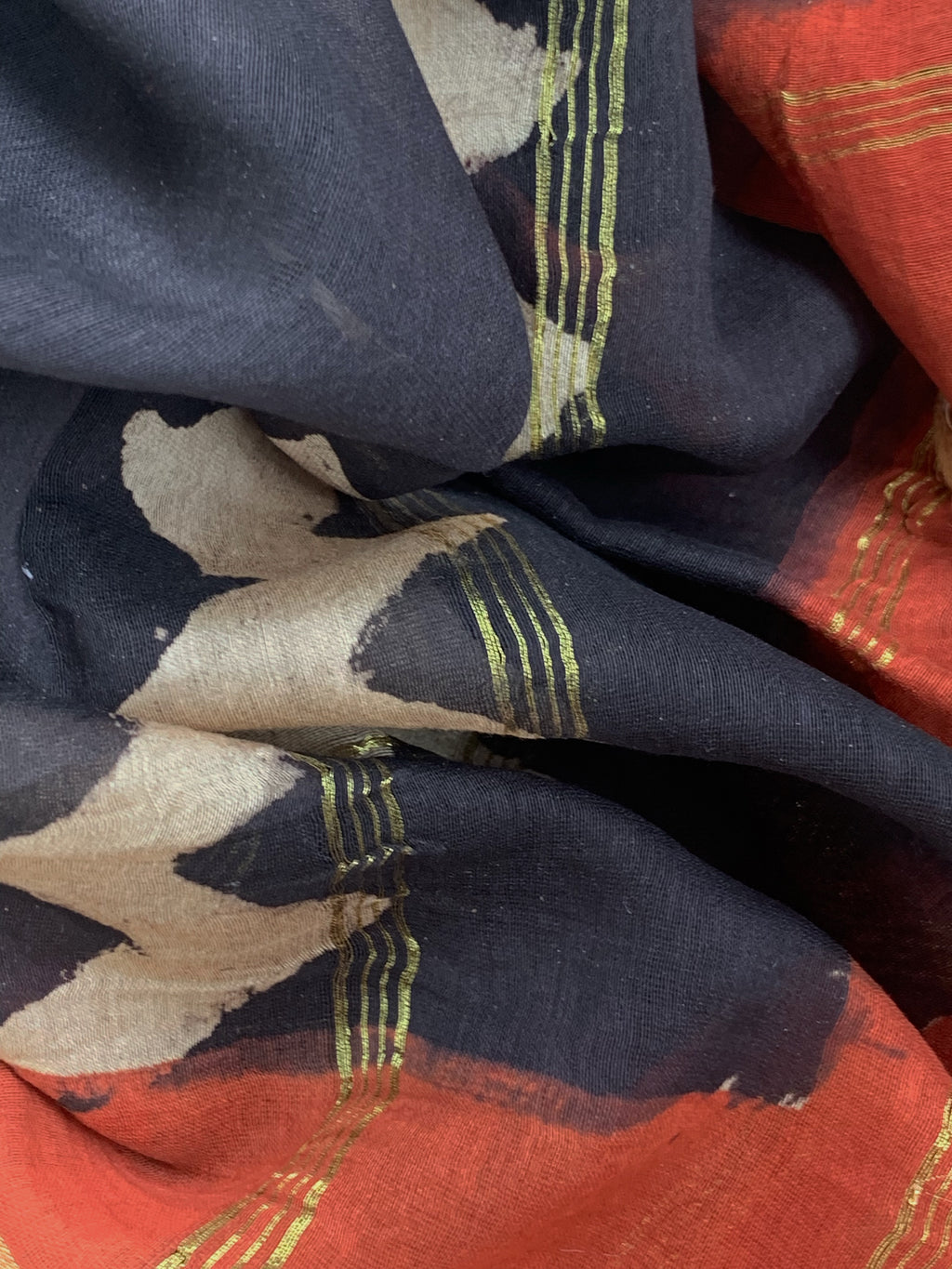 Handblock Chanderi Silk Cotton Suit