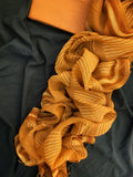 Mustard Linen Kurta Dupatta set