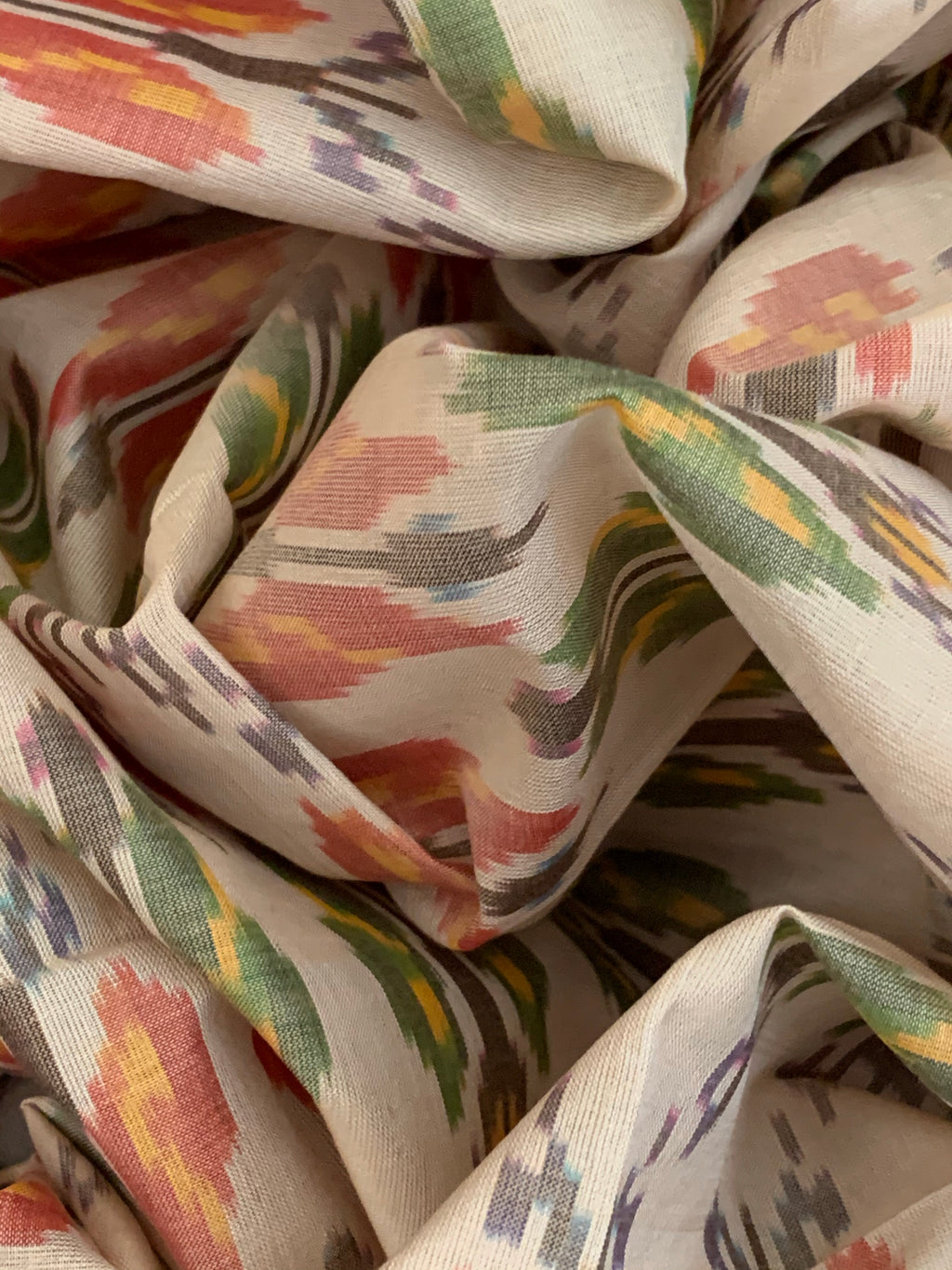 Handwoven Ikat Cotton Silk Kurta Dupatta Set
