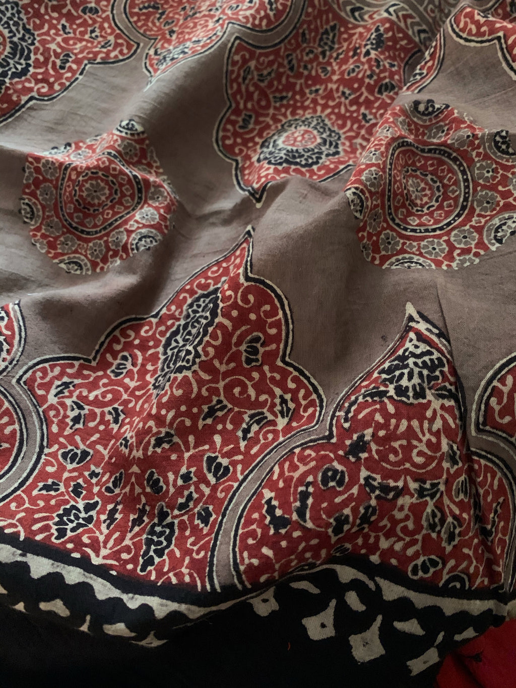 Handblock Ajrakh Suit