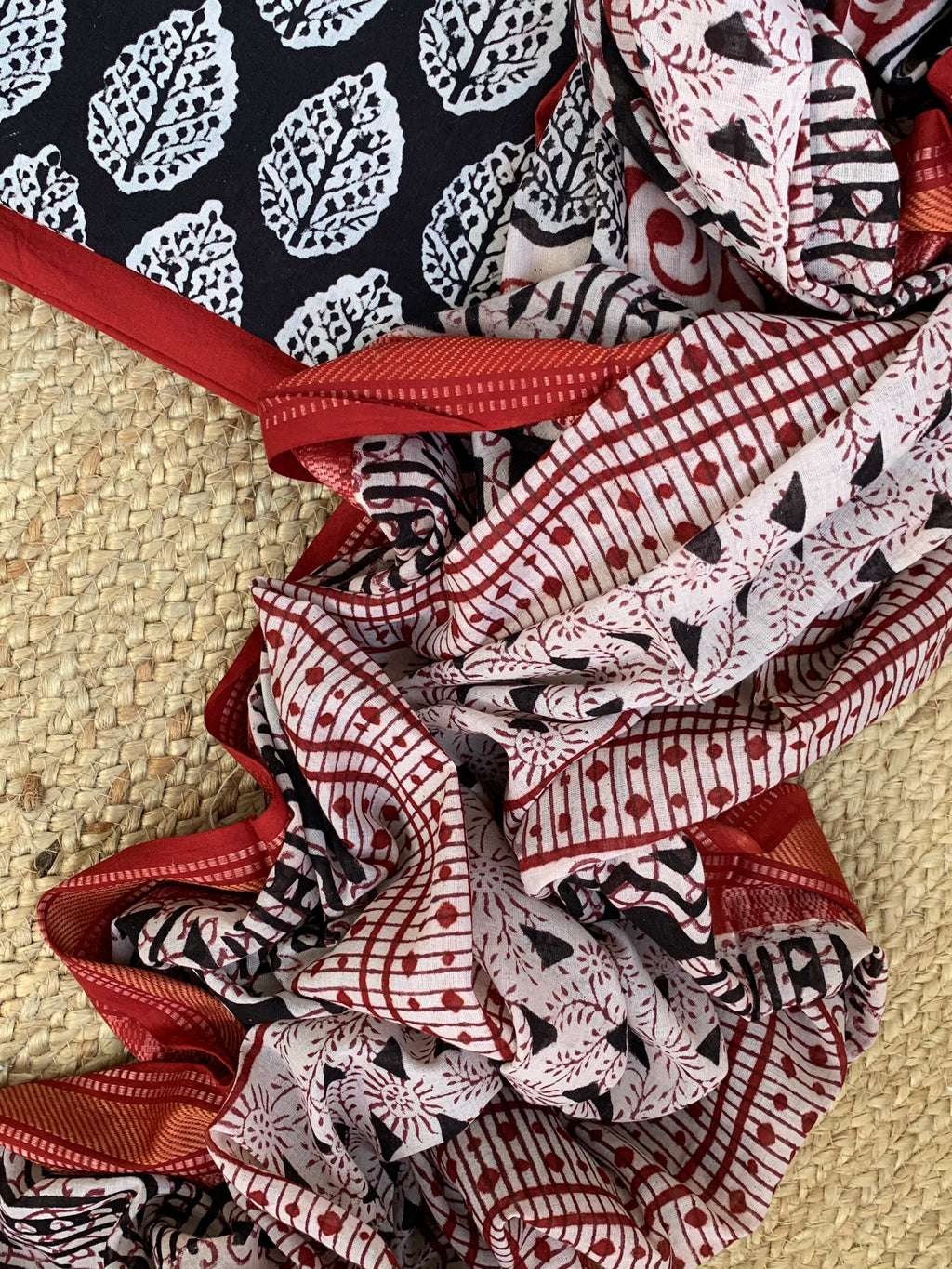 Handblock Cotton Suit