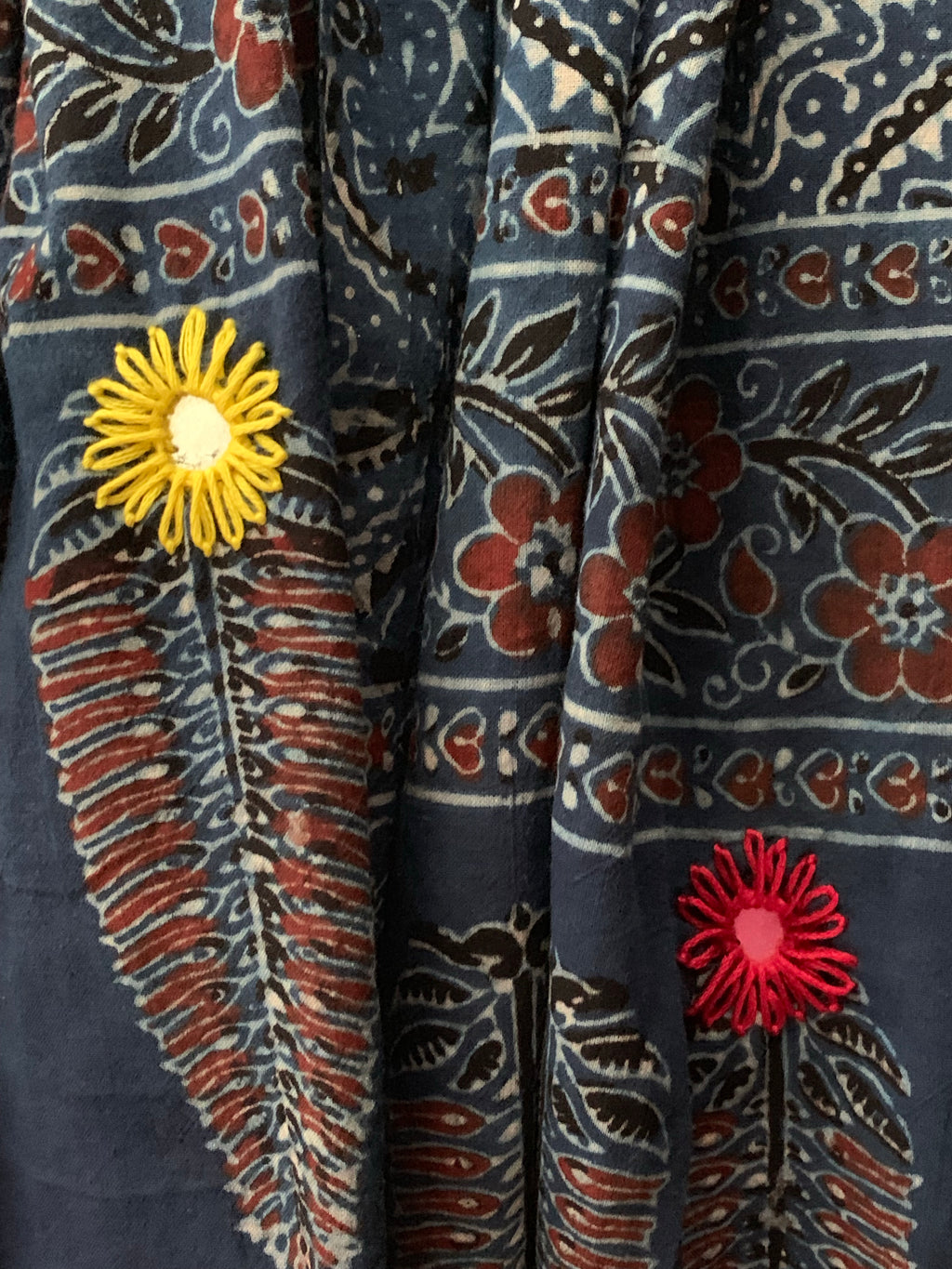 Handcrafted Ajrakh Kurta Dupatta set