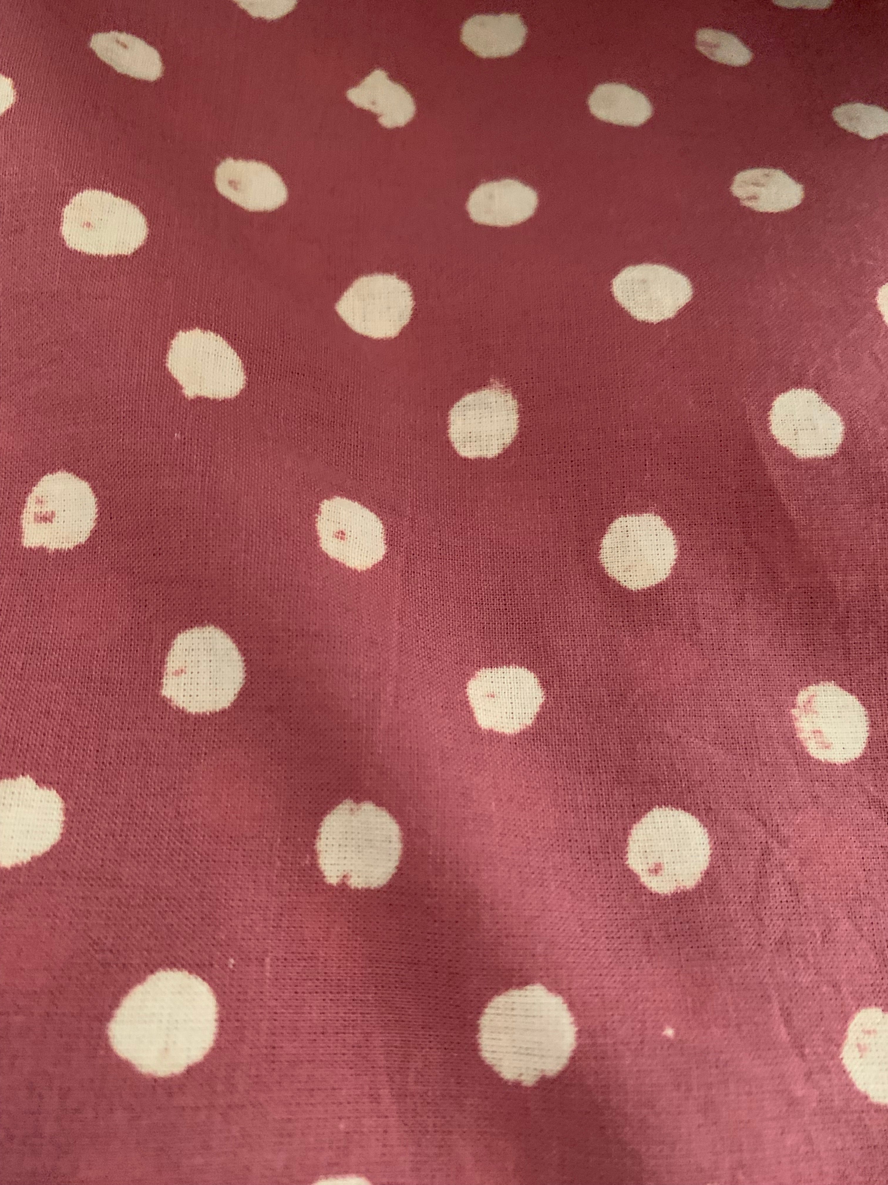 Hand Block Printed Bagru Azo free Dye Cotton Fabric 260/metre
