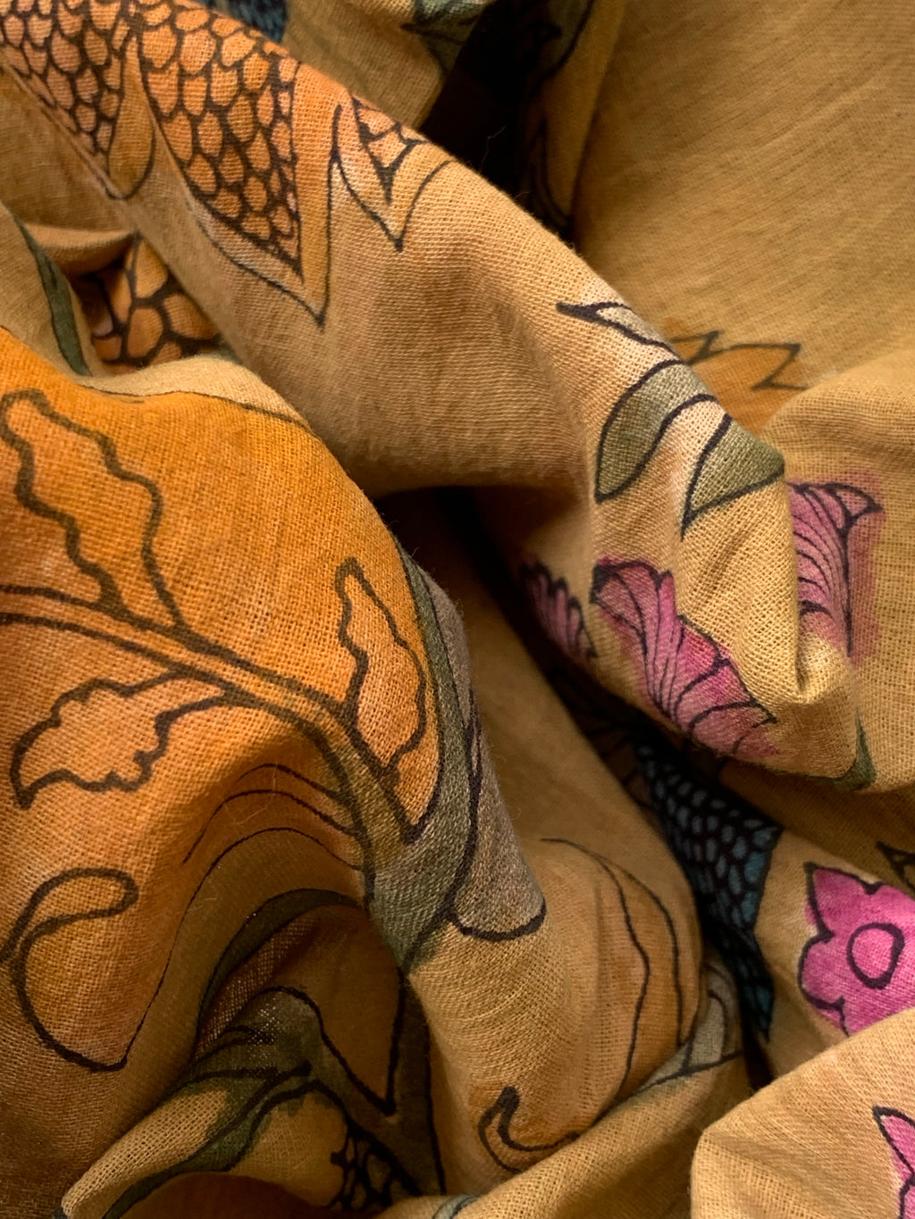 Handwoven Handcrafted Kalamkari Kurta Dupatta Set