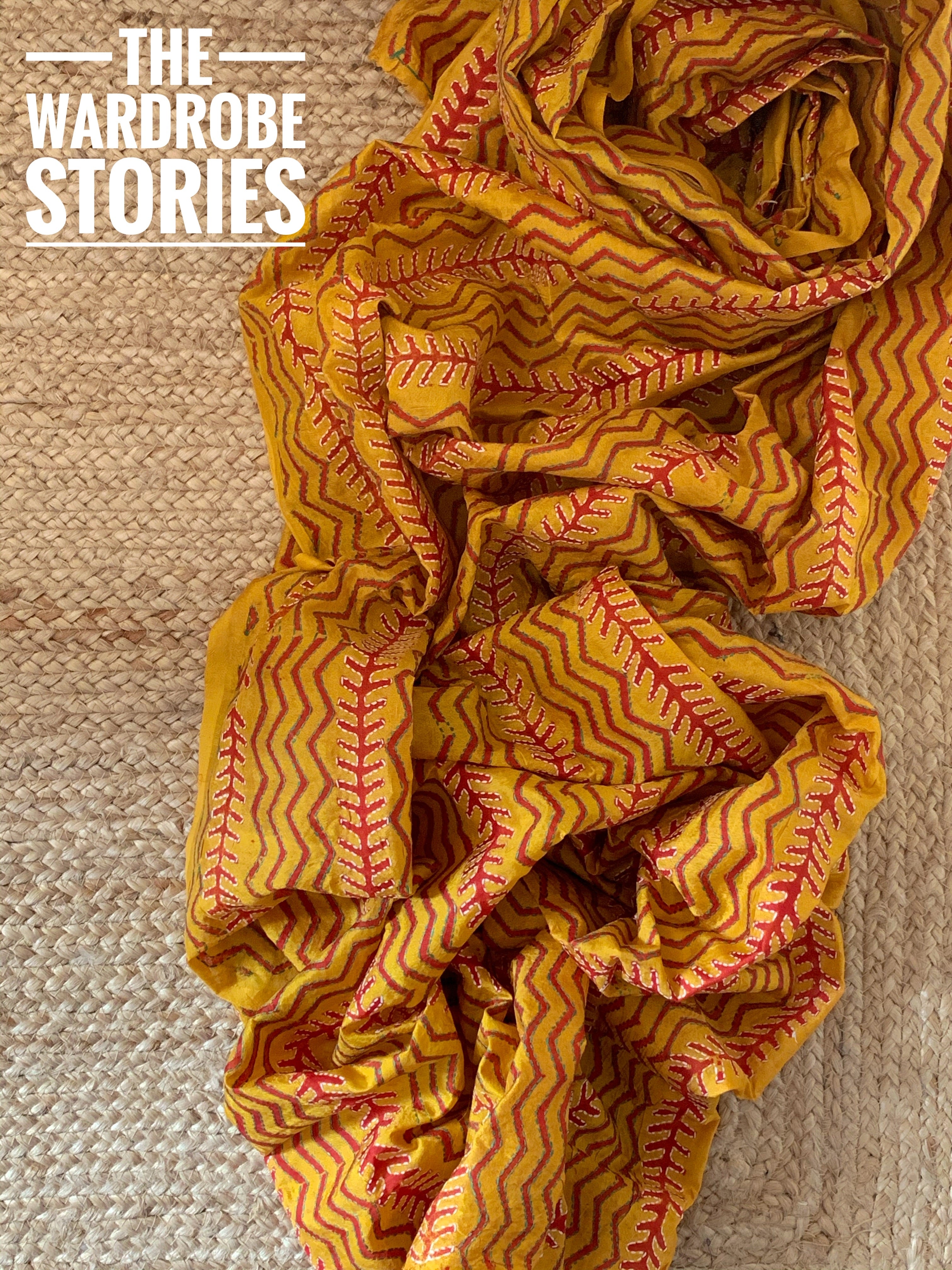 Handcrafted Kantha Cotton Silk Dupatta
