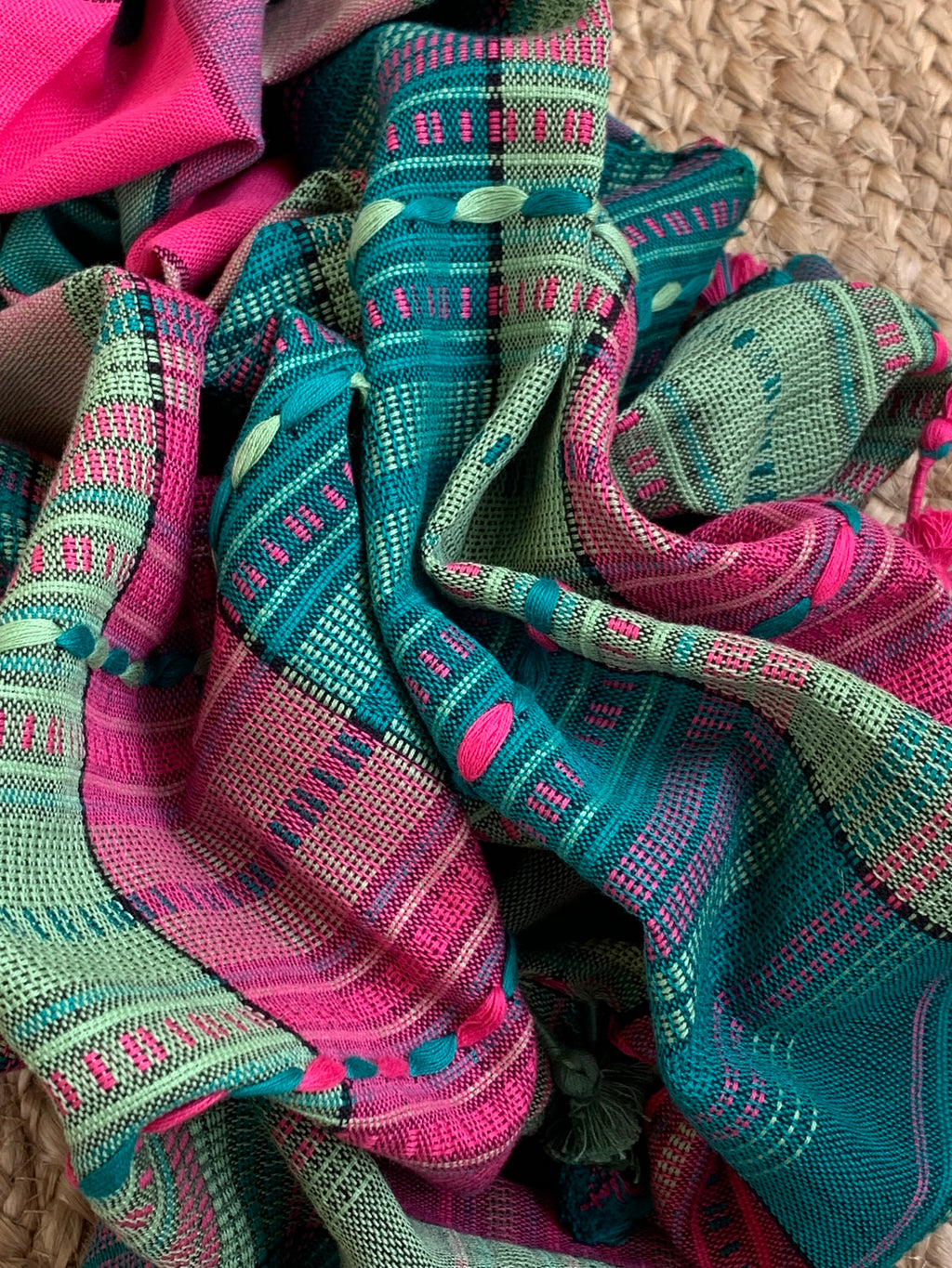 Handwoven Bhujodi Kurta Dupatta Set