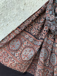 Handblock Ajrakh Dupatta