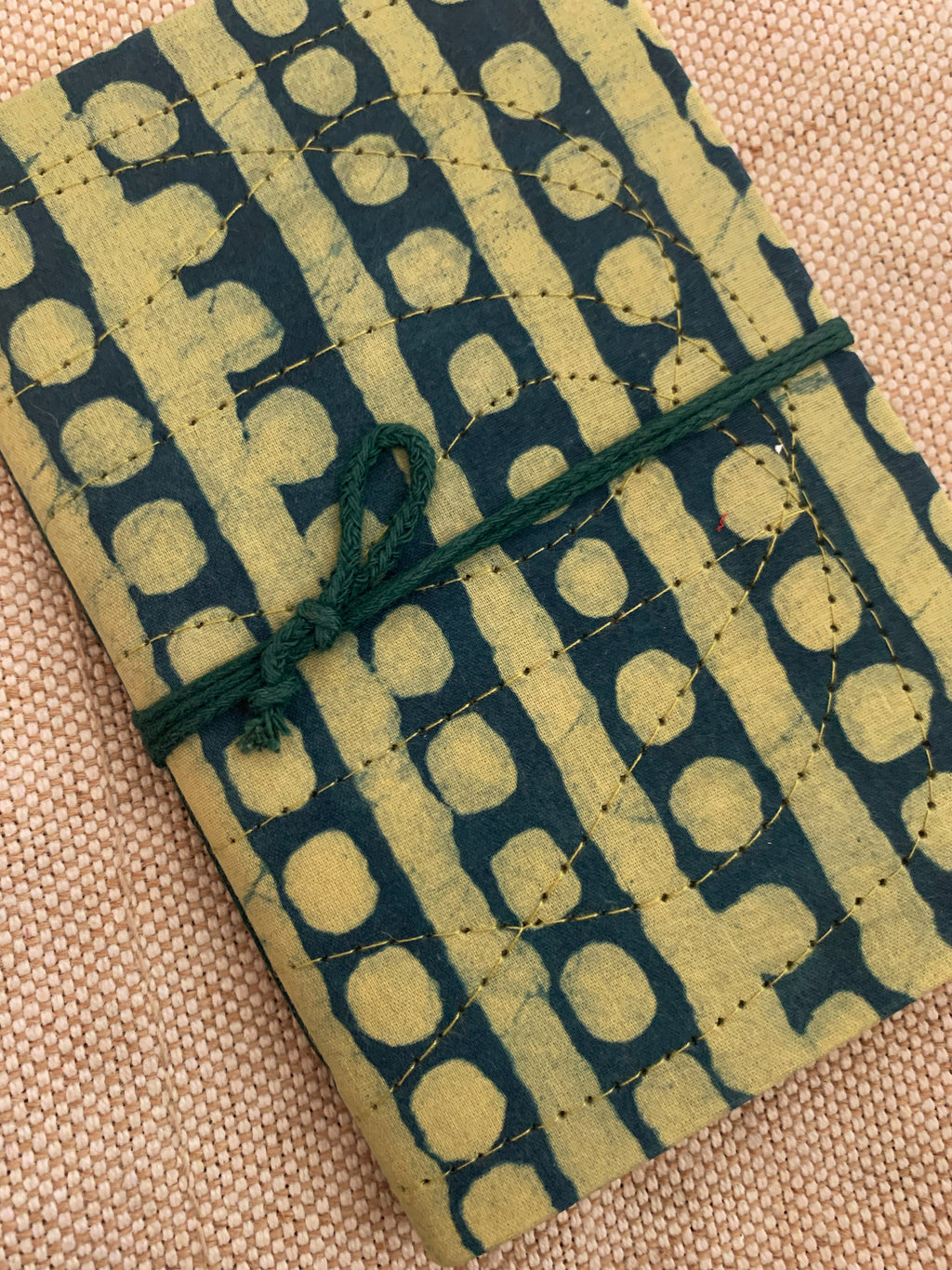 Block Print Fabric Cover Diary