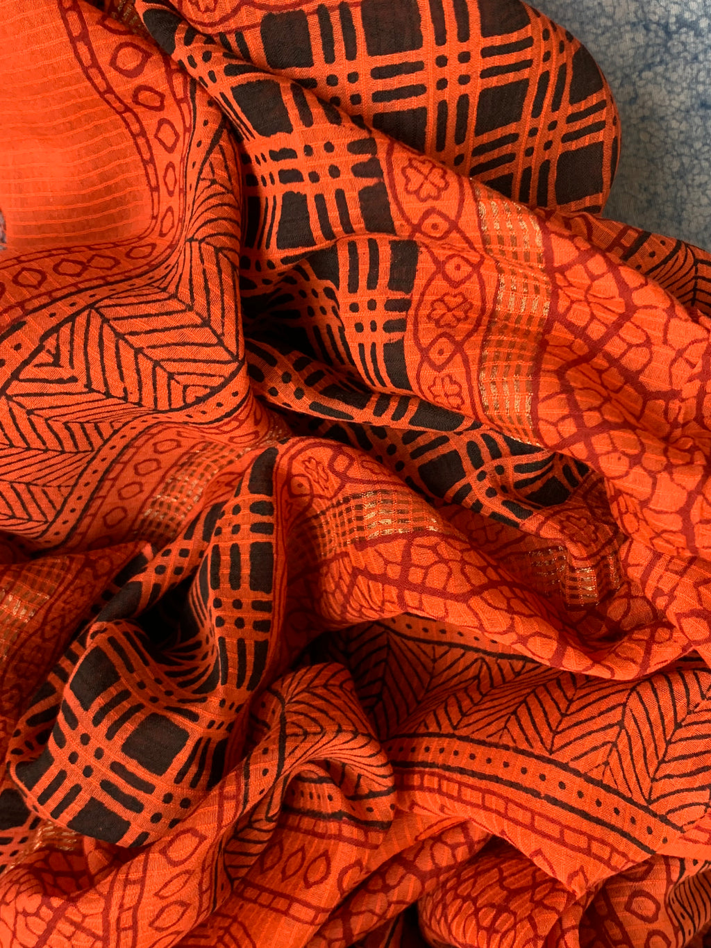 Handblock Maheshwari Bagh Suit