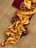 Handspun Handwoven Kotpad Kurta Dupatta Set