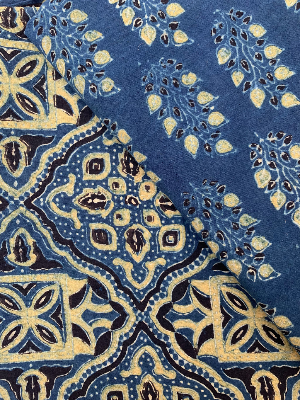 Natural Dyes Handcrafted Ajrakh Kota Suit