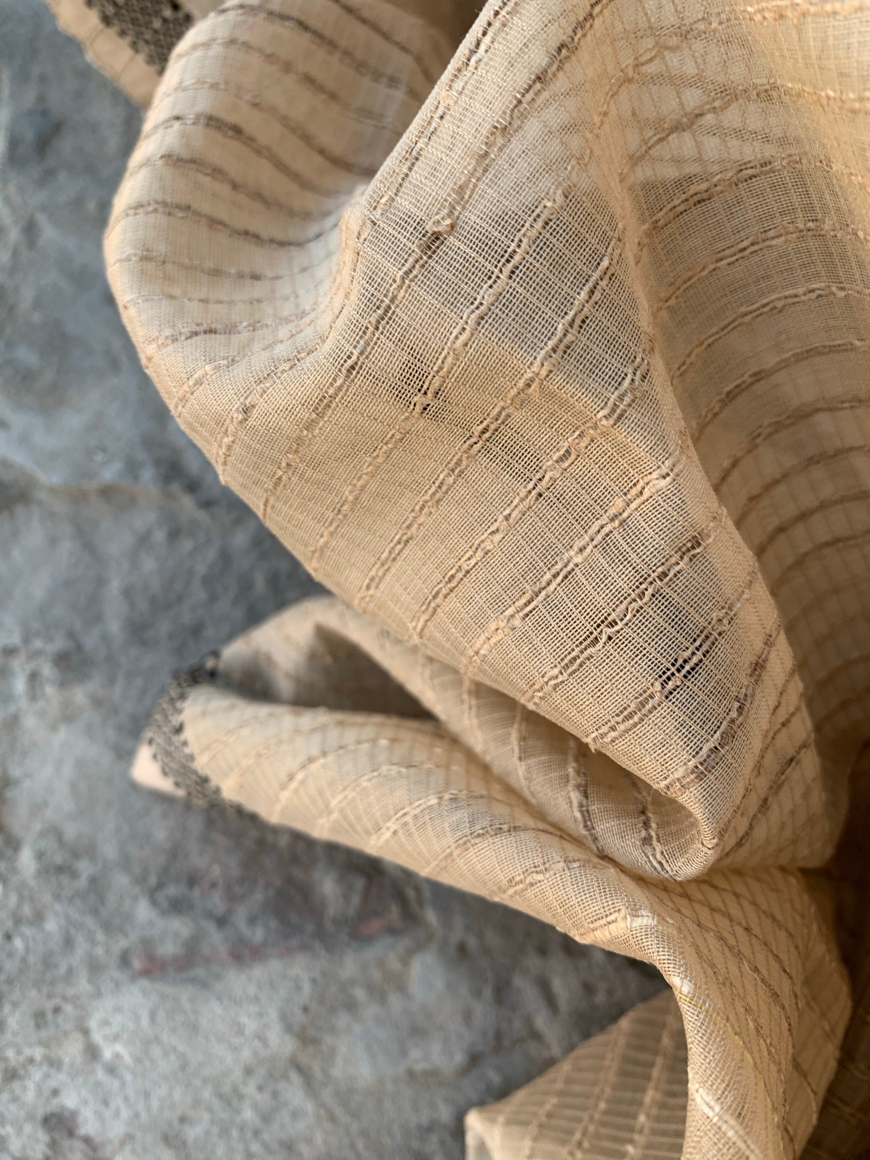 Handwoven Maheshwari Kurta dupatta set