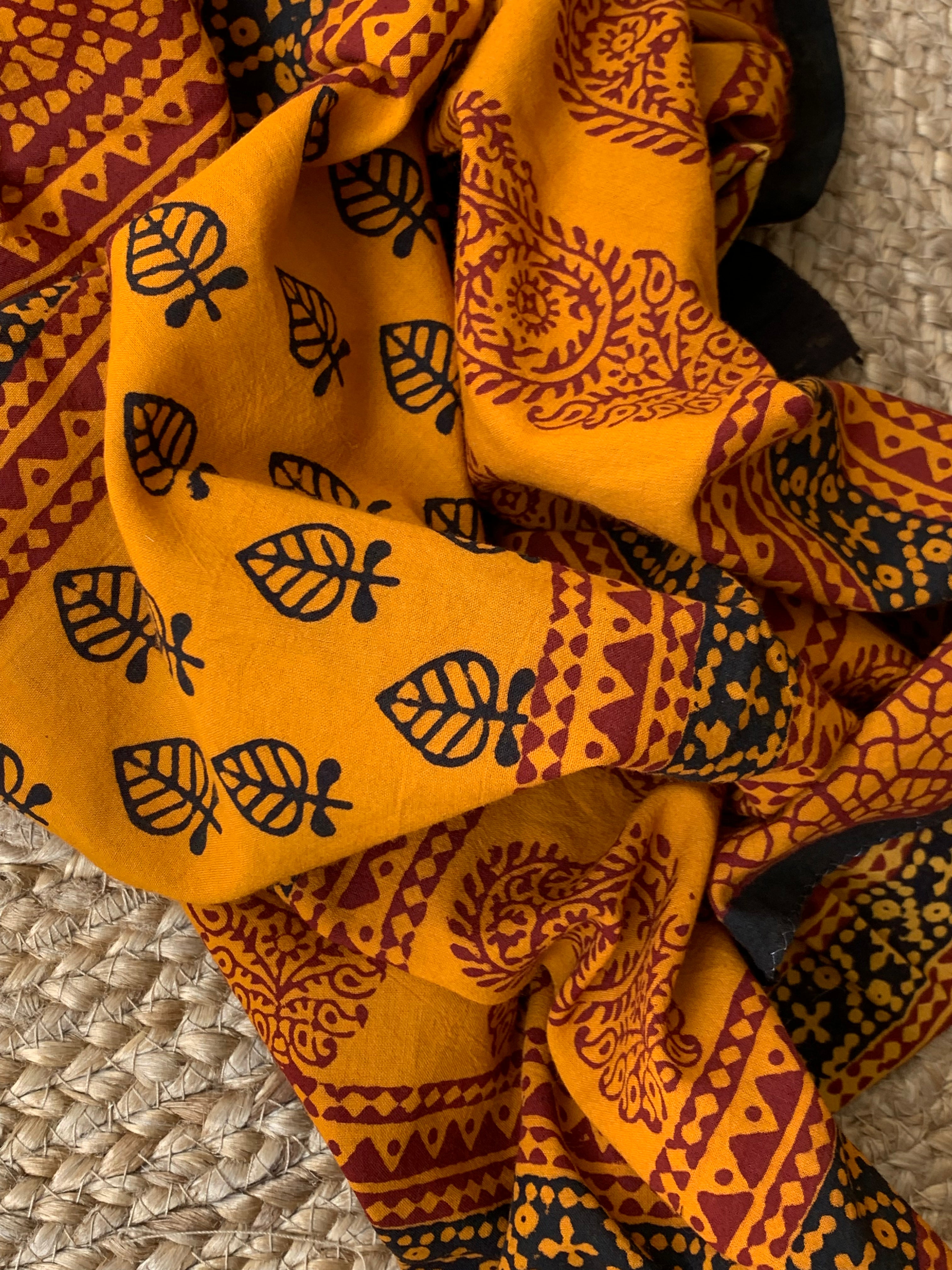 Natural Dyed Bagh Block Print Cotton Suit